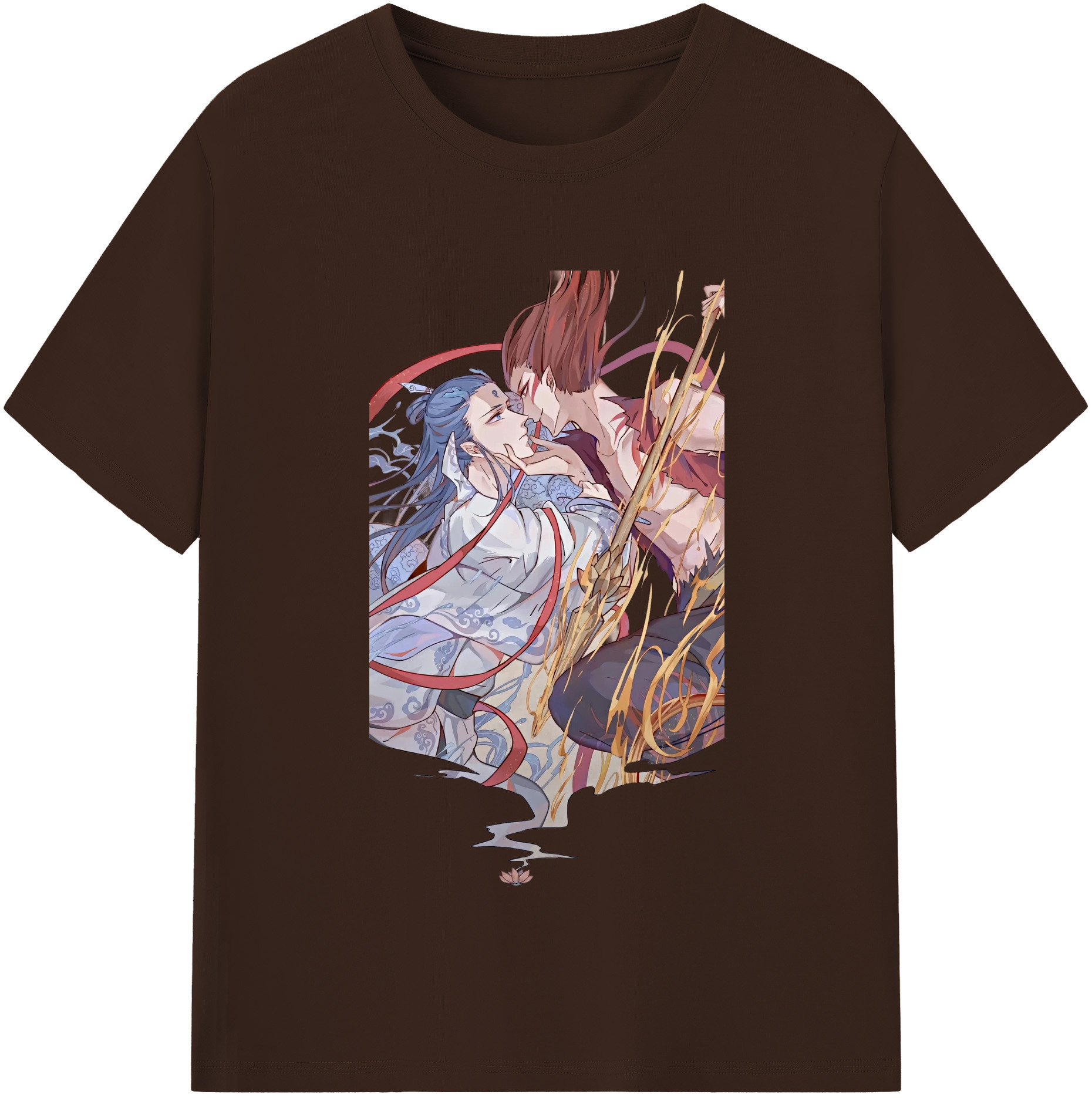 （画像用） Ne Zha 2 ナタ 魔童の大暴れ 綿100％半袖Tシャツ（フロントプリント）