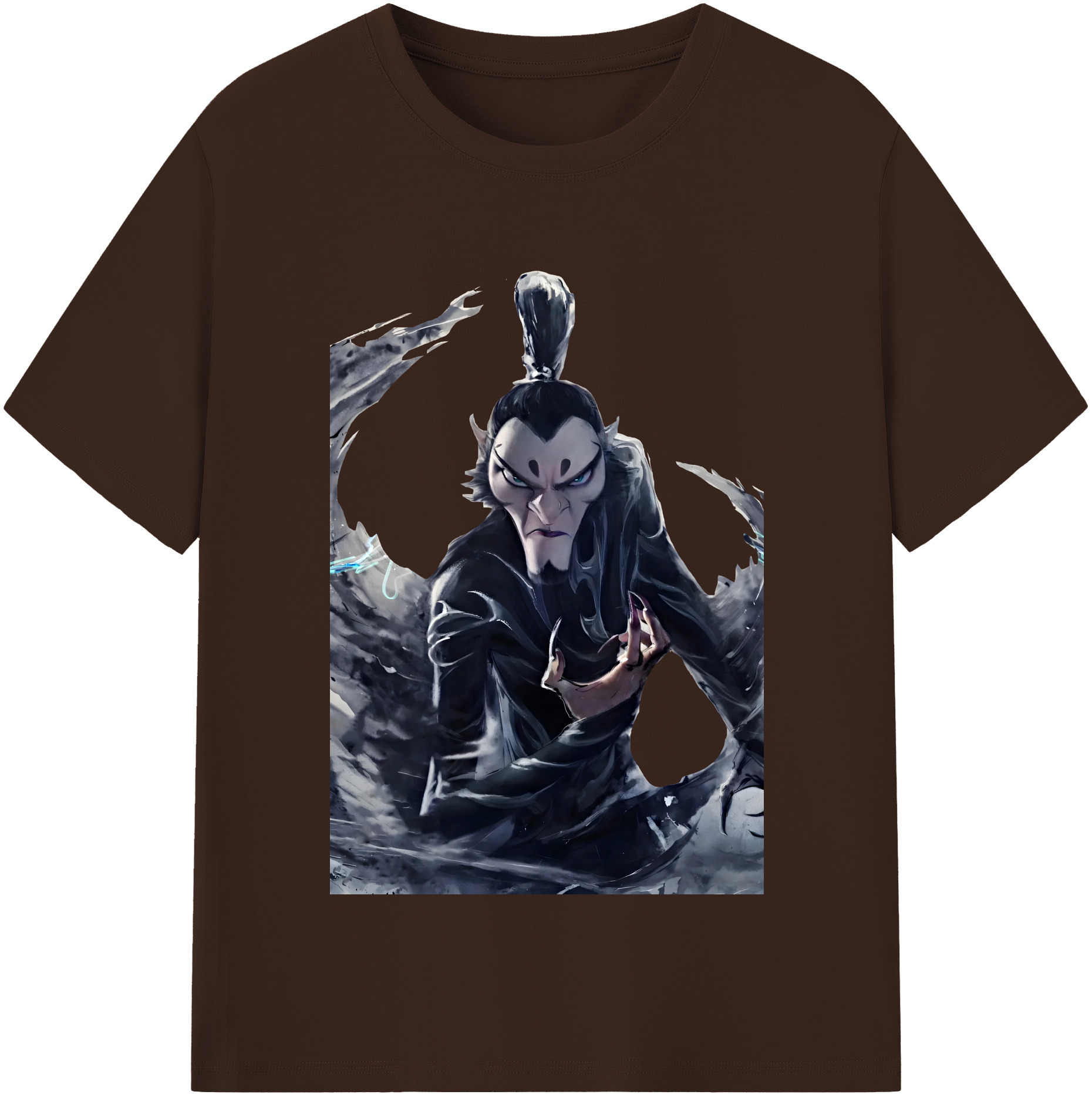 （画像用） Ne Zha 2 ナタ 魔童の大暴れ 綿100％半袖Tシャツ（フロントプリント）