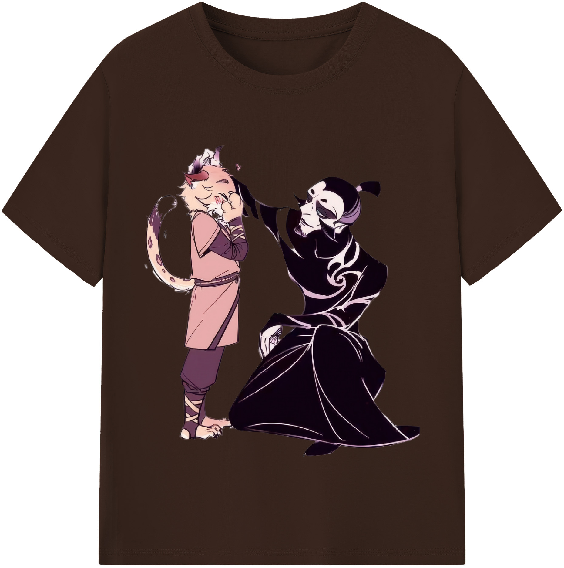 （画像用） Ne Zha 2 ナタ 魔童の大暴れ 綿100％半袖Tシャツ（フロントプリント）