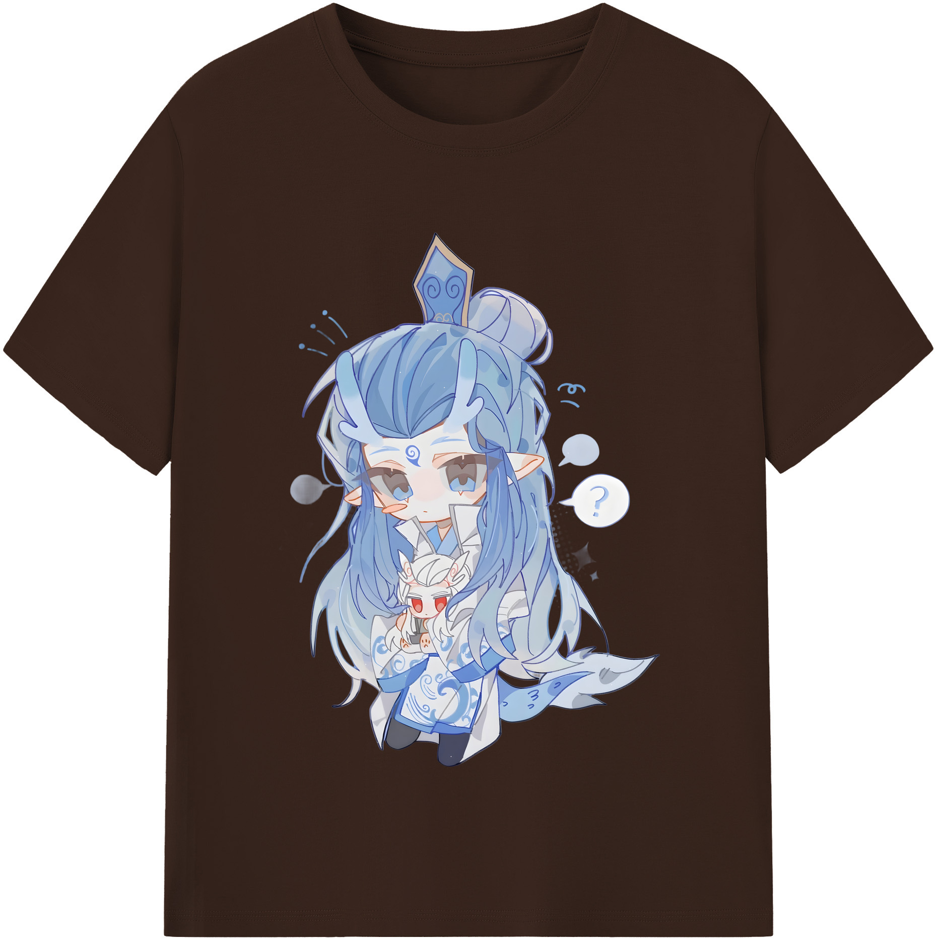 （画像用） Ne Zha 2 ナタ 魔童の大暴れ 綿100％半袖Tシャツ（フロントプリント）
