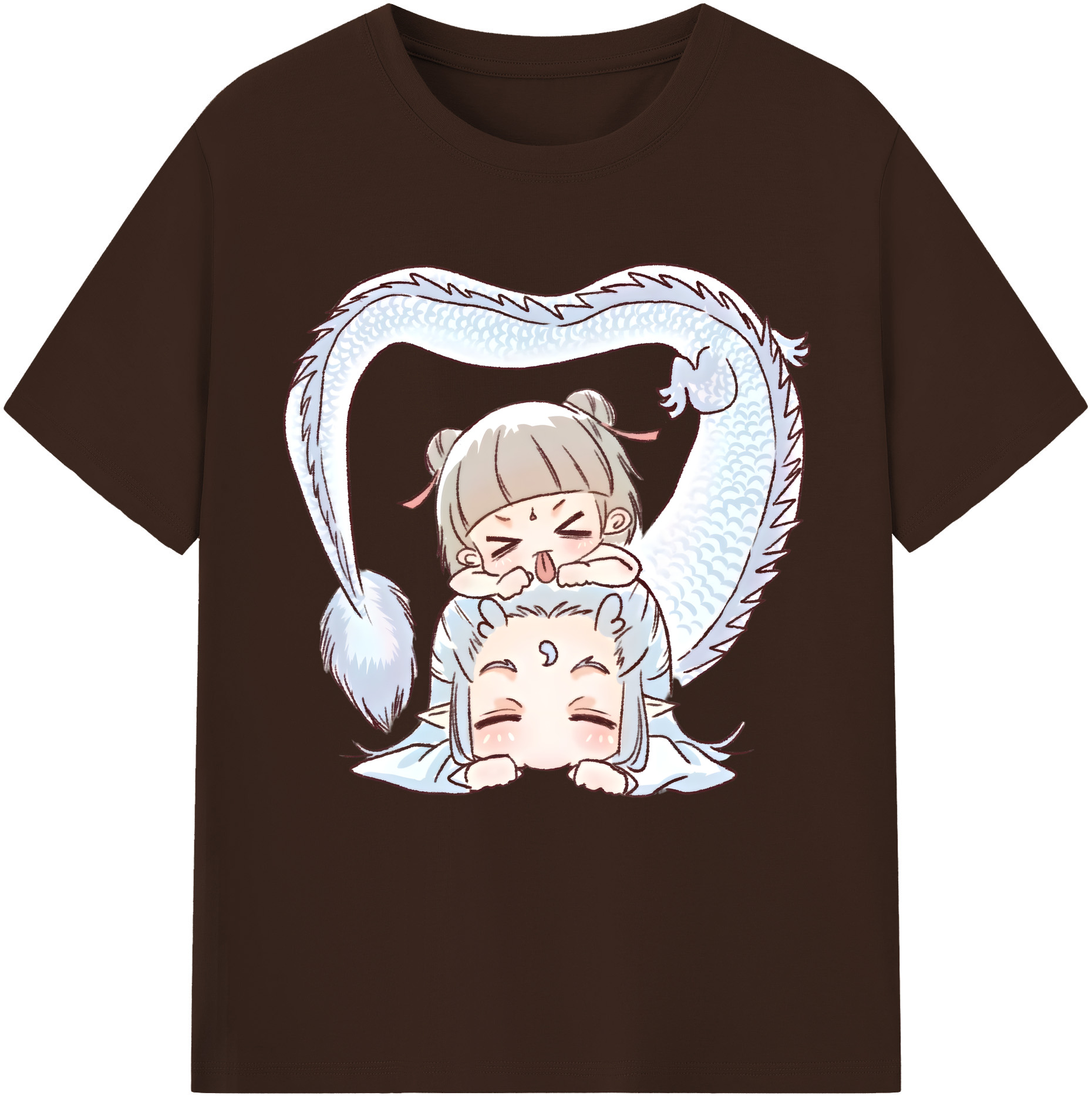 （画像用） Ne Zha 2 ナタ 魔童の大暴れ 綿100％半袖Tシャツ（フロントプリント）