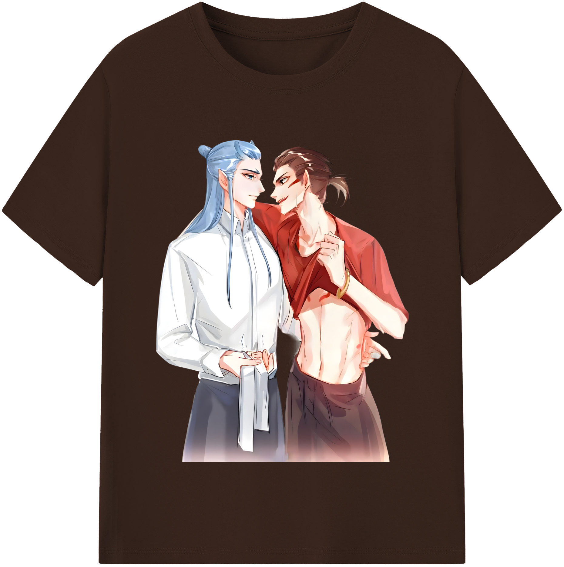 （画像用） Ne Zha 2 ナタ 魔童の大暴れ 綿100％半袖Tシャツ（フロントプリント）
