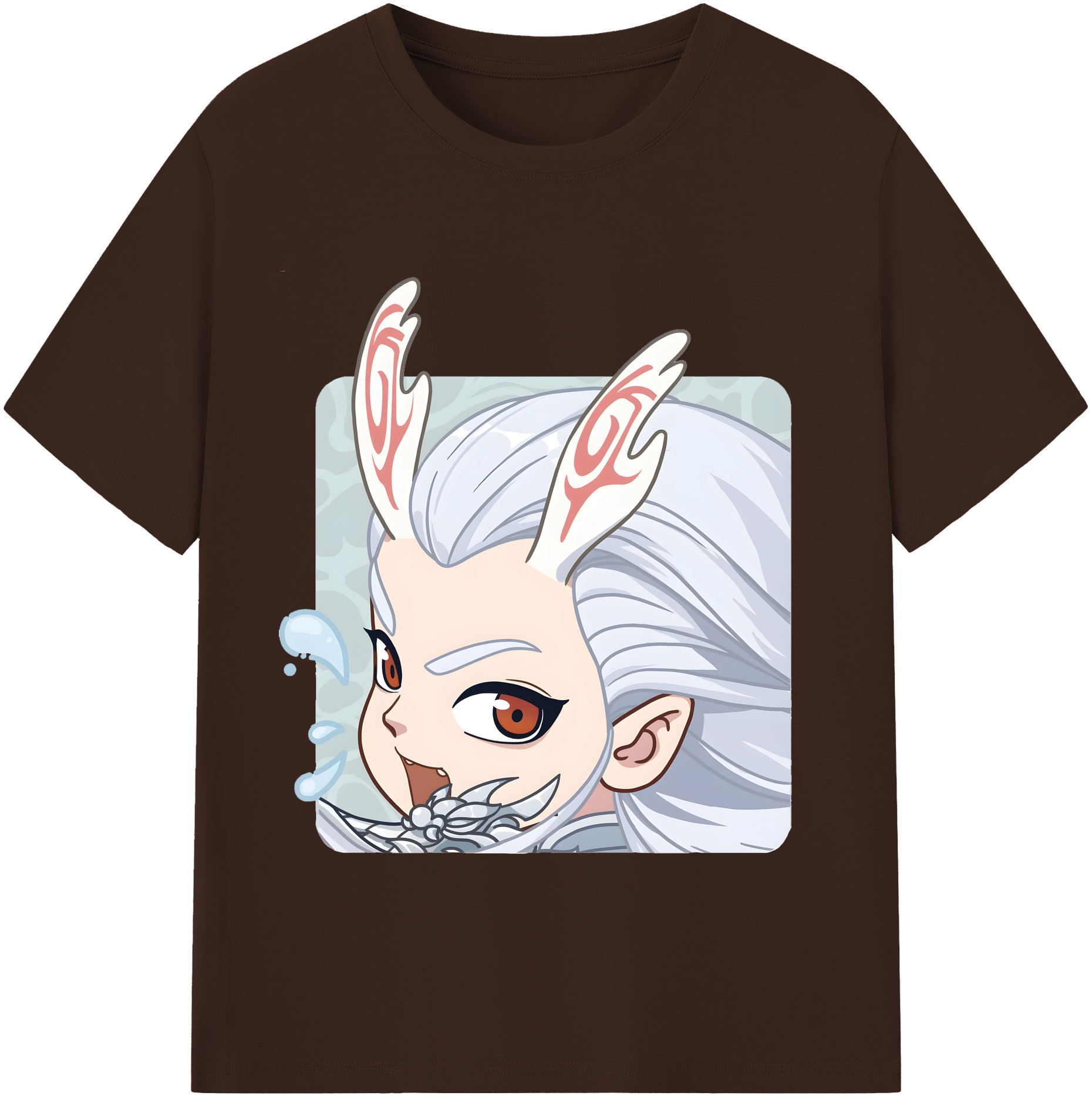 （画像用） Ne Zha 2 ナタ 魔童の大暴れ 綿100％半袖Tシャツ（フロントプリント）