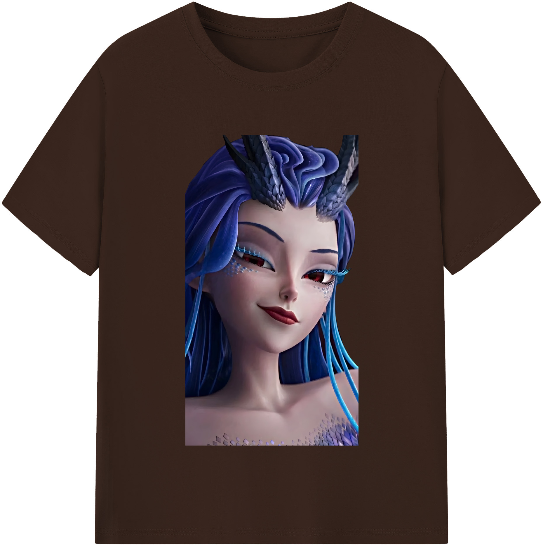 （画像用） Ne Zha 2 ナタ 魔童の大暴れ 綿100％半袖Tシャツ（フロントプリント）