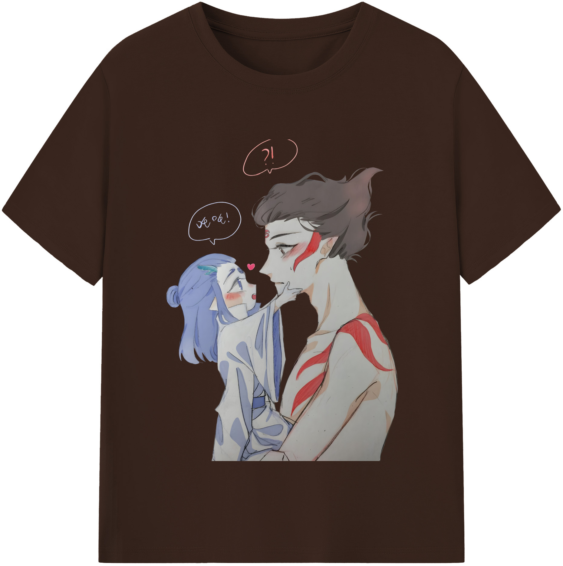 （画像用） Ne Zha 2 ナタ 魔童の大暴れ 綿100％半袖Tシャツ（フロントプリント）