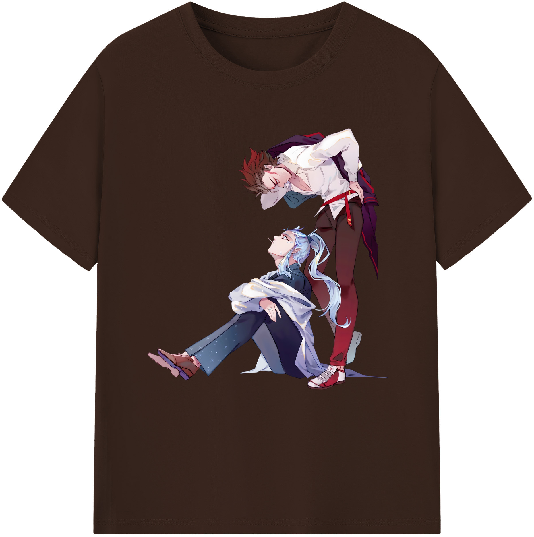 （画像用） Ne Zha 2 ナタ 魔童の大暴れ 綿100％半袖Tシャツ（フロントプリント）