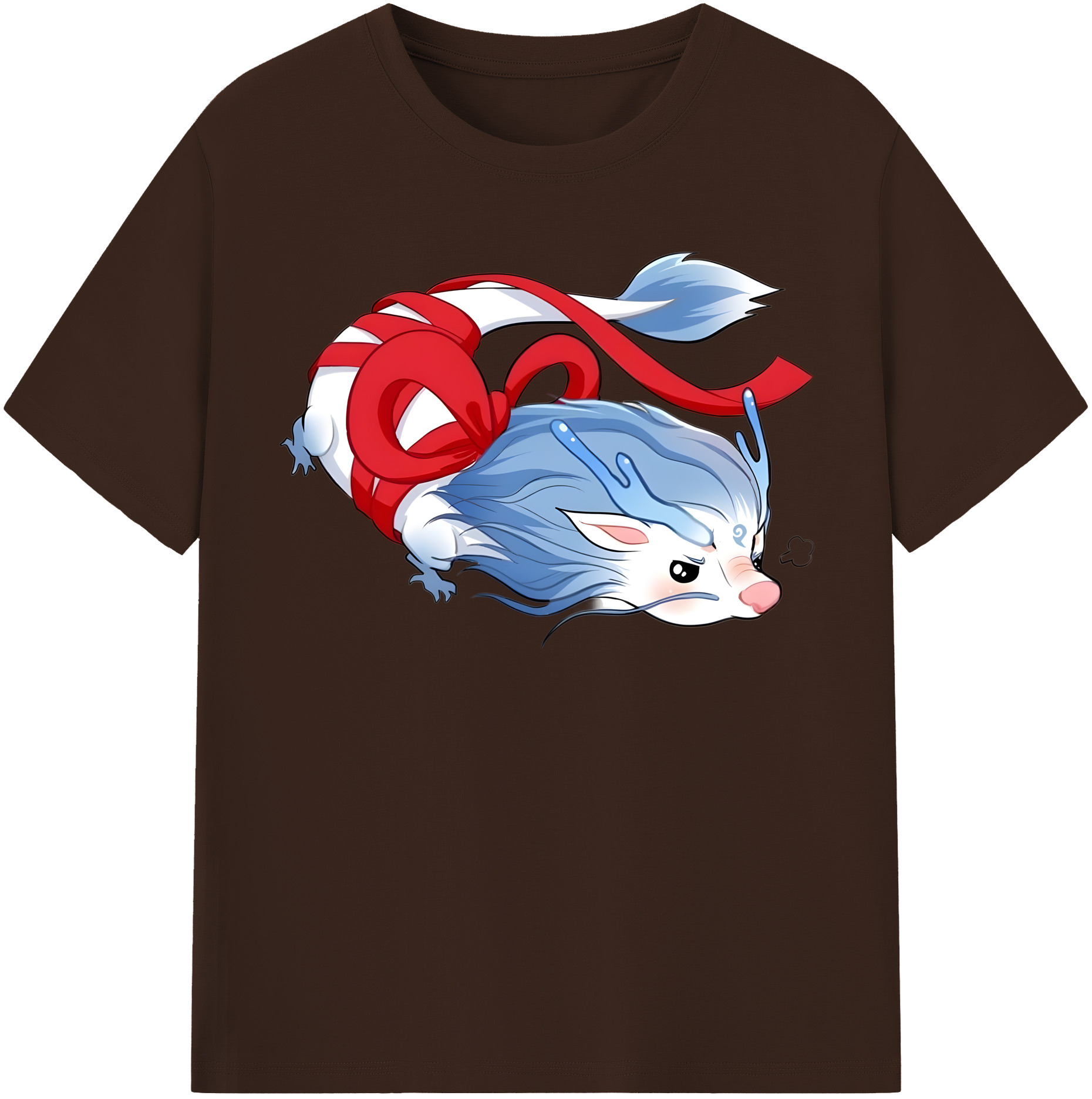 （画像用） Ne Zha 2 ナタ 魔童の大暴れ 綿100％半袖Tシャツ（フロントプリント）