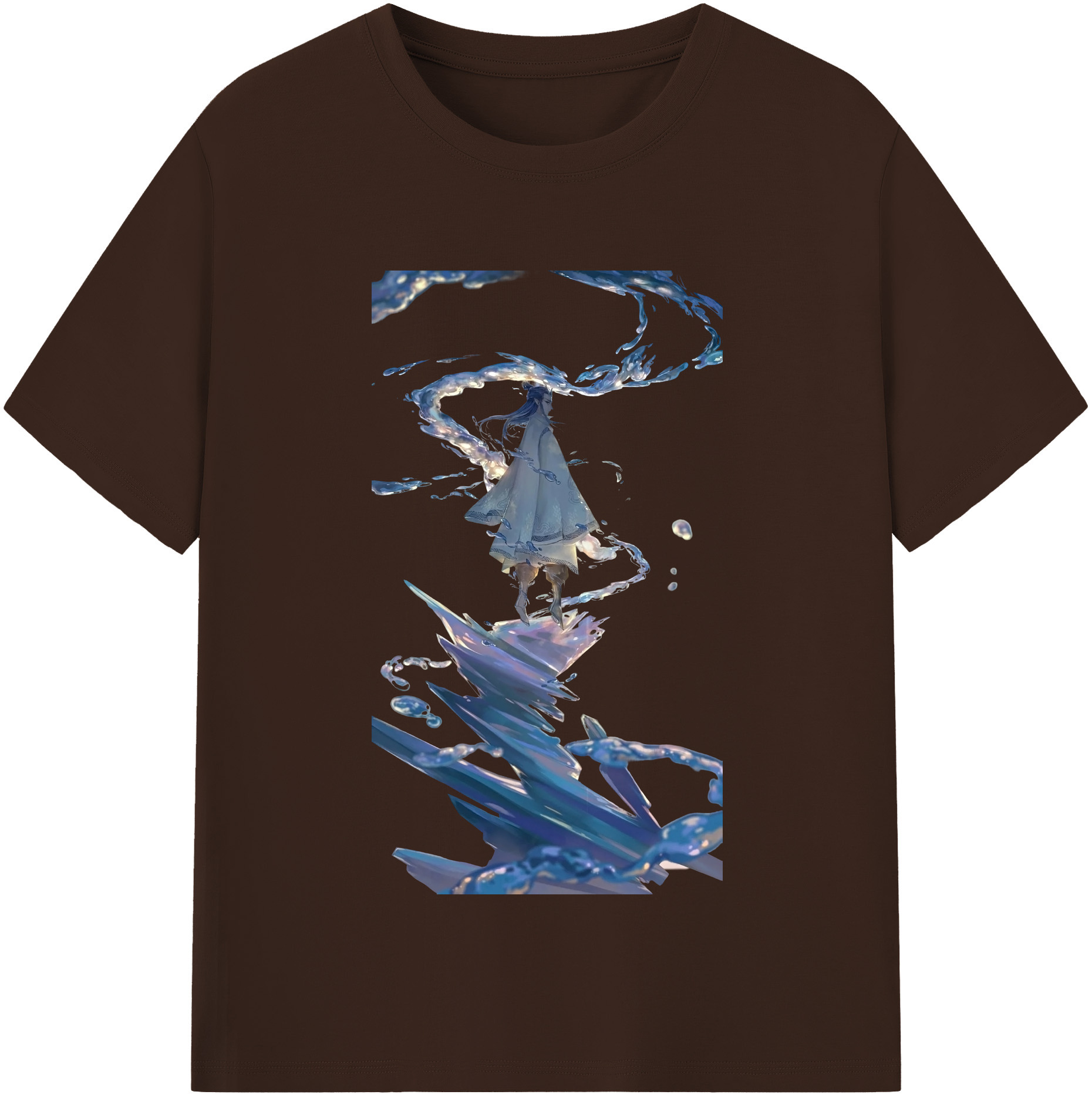 （画像用） Ne Zha 2 ナタ 魔童の大暴れ 綿100％半袖Tシャツ（フロントプリント）
