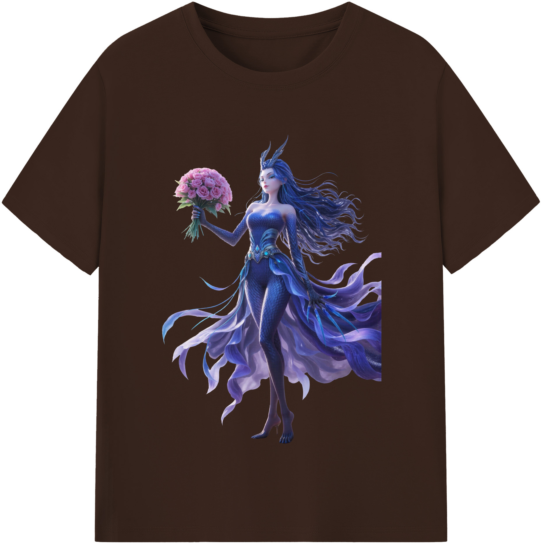 （画像用） Ne Zha 2 ナタ 魔童の大暴れ 綿100％半袖Tシャツ（フロントプリント）