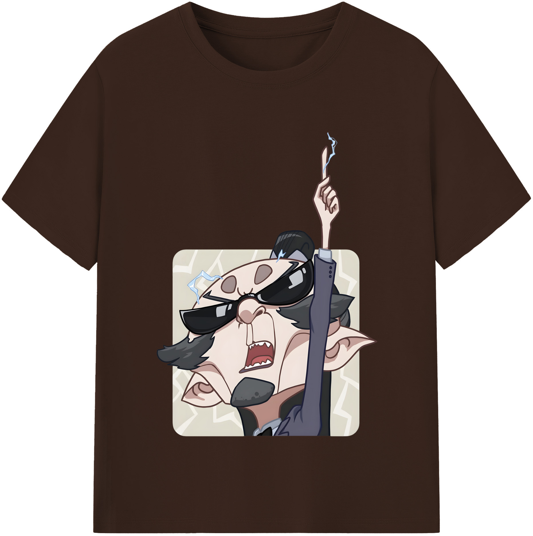 （画像用） Ne Zha 2 ナタ 魔童の大暴れ 綿100％半袖Tシャツ（フロントプリント）
