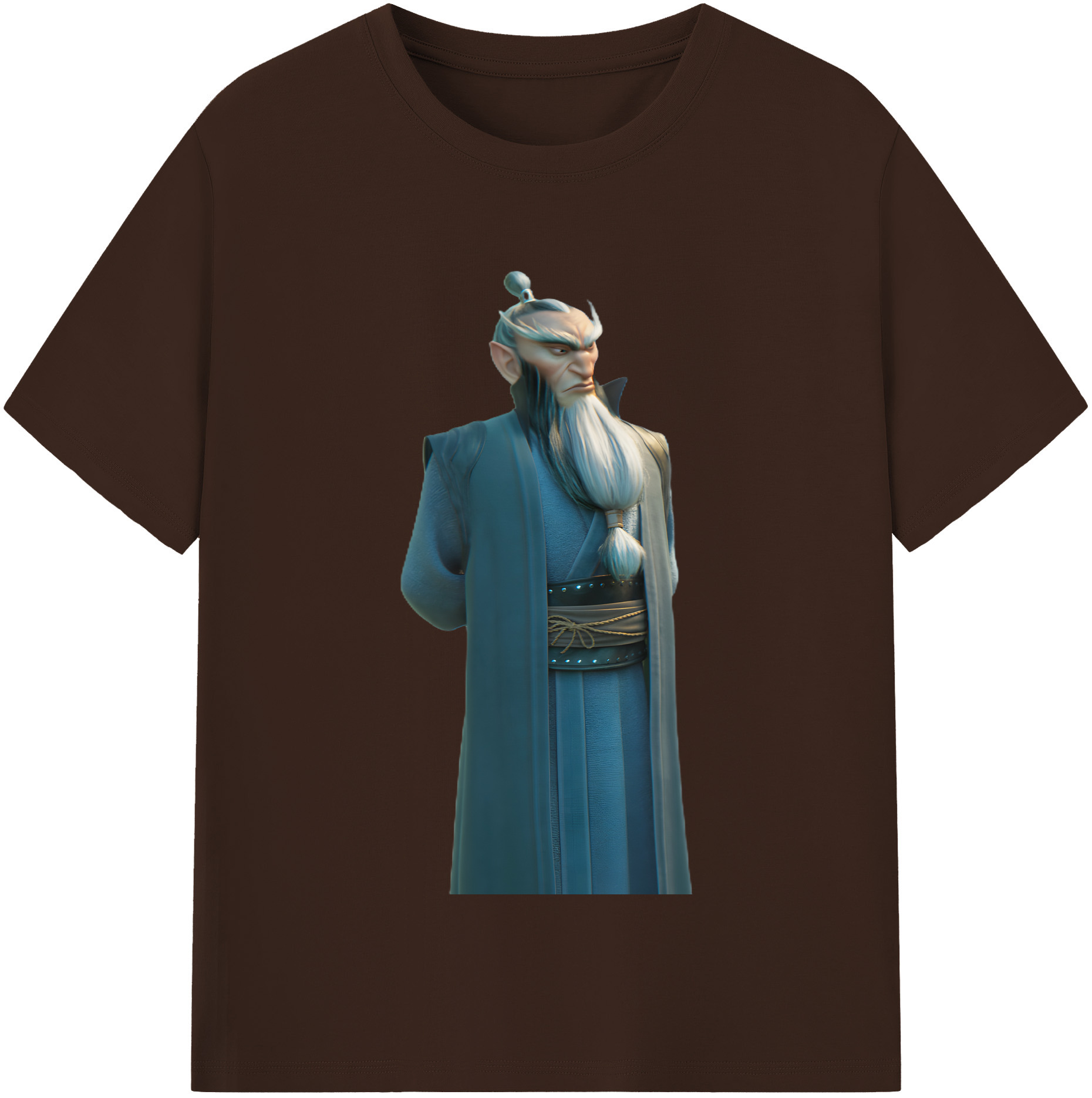 （画像用） Ne Zha 2 ナタ 魔童の大暴れ 綿100％半袖Tシャツ（フロントプリント）