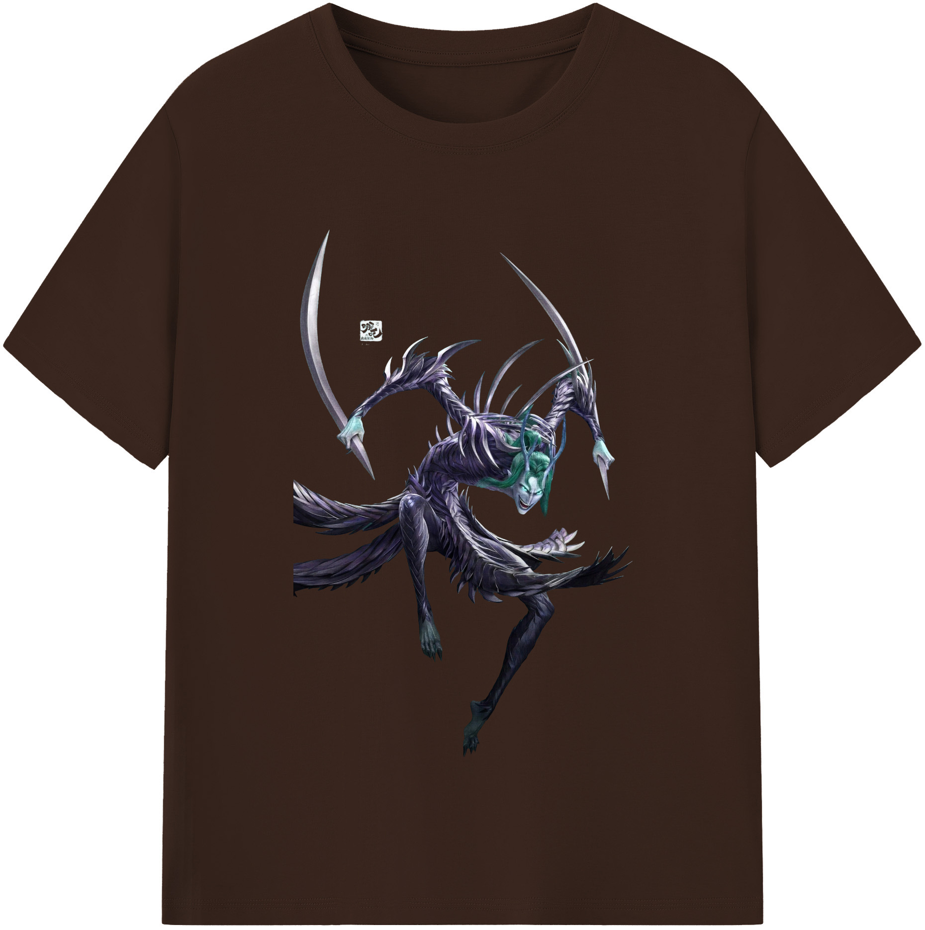 （画像用） Ne Zha 2 ナタ 魔童の大暴れ 綿100％半袖Tシャツ（フロントプリント）