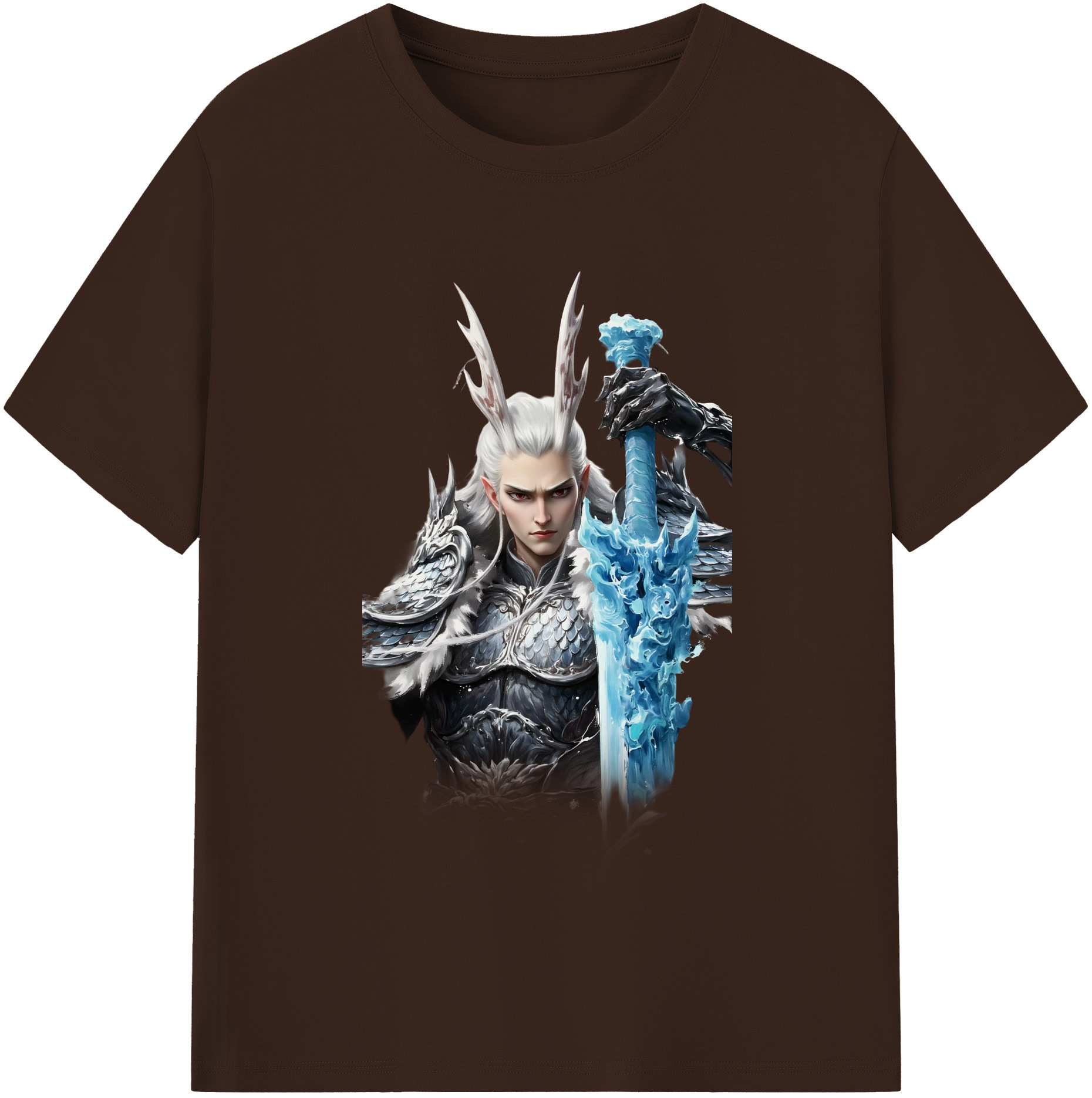 （画像用） Ne Zha 2 ナタ 魔童の大暴れ 綿100％半袖Tシャツ（フロントプリント）