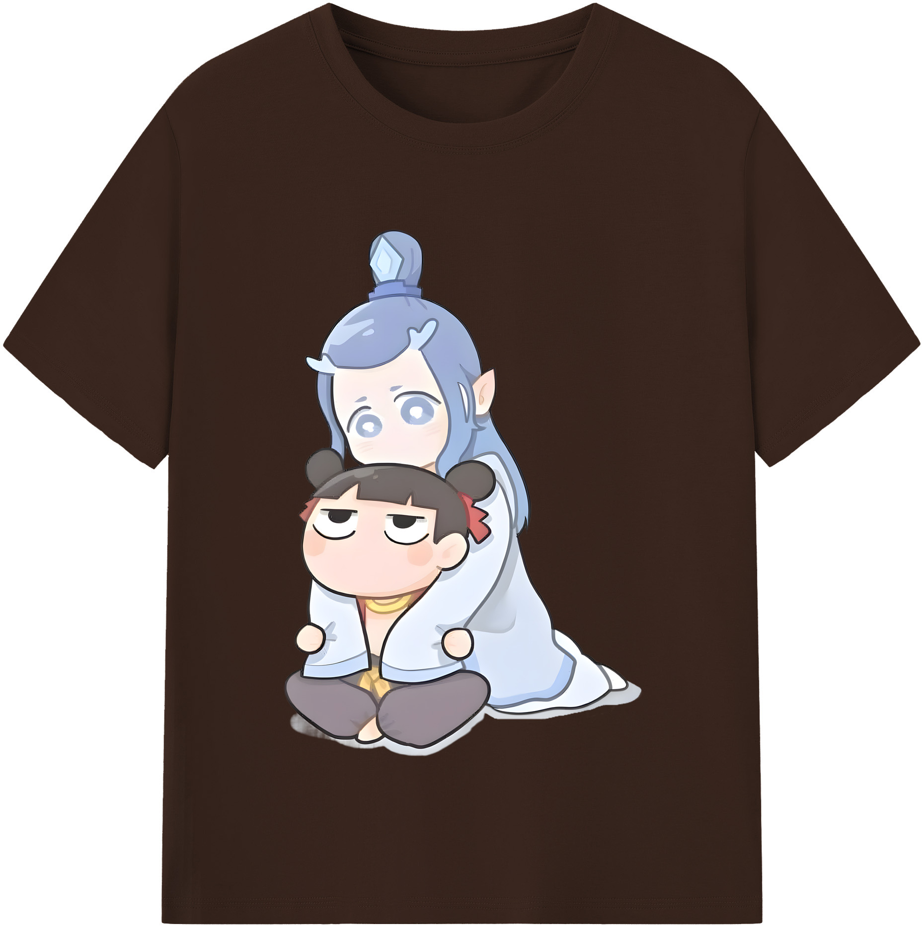 （画像用） Ne Zha 2 ナタ 魔童の大暴れ 綿100％半袖Tシャツ（フロントプリント）