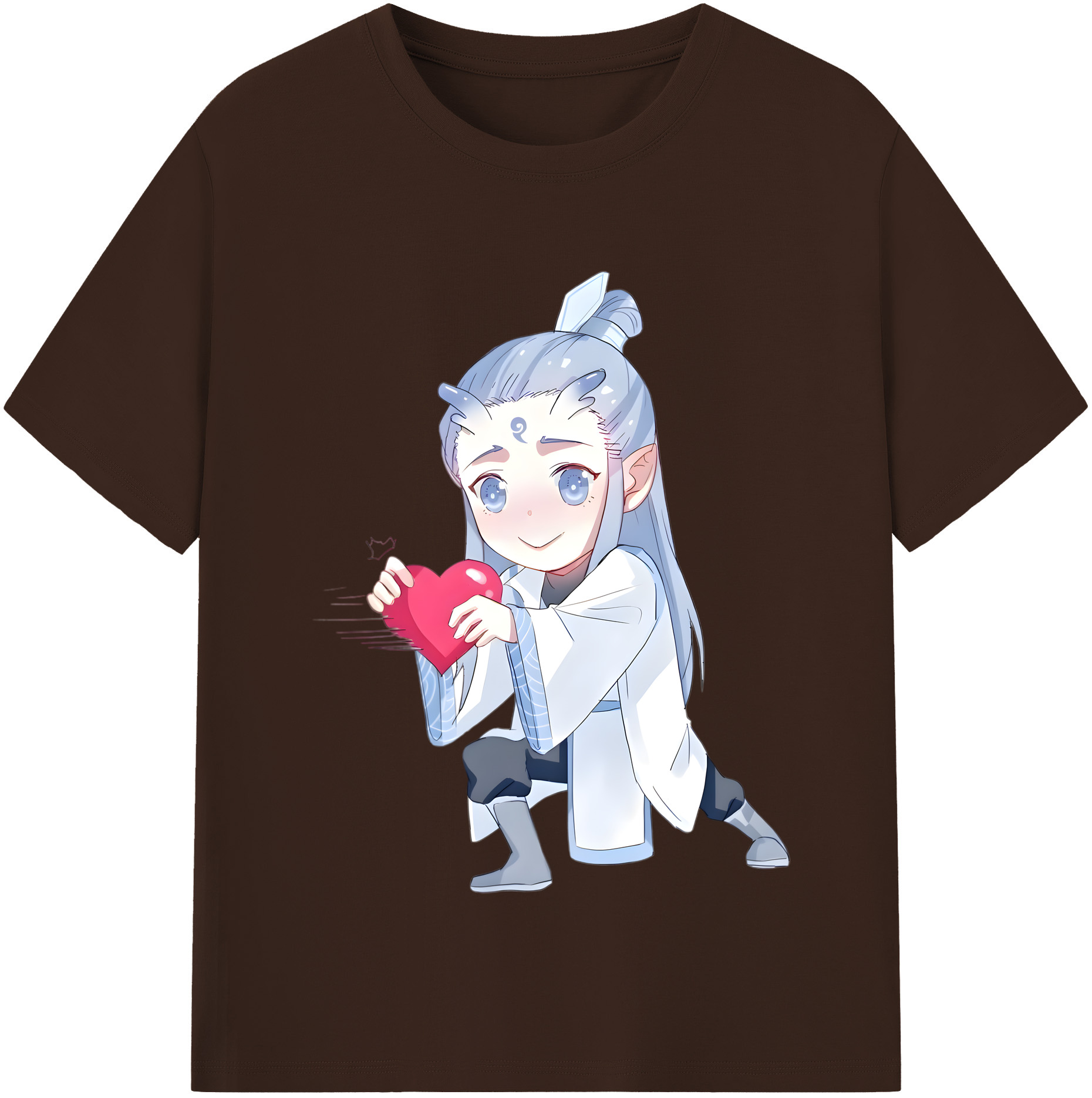 （画像用） Ne Zha 2 ナタ 魔童の大暴れ 綿100％半袖Tシャツ（フロントプリント）