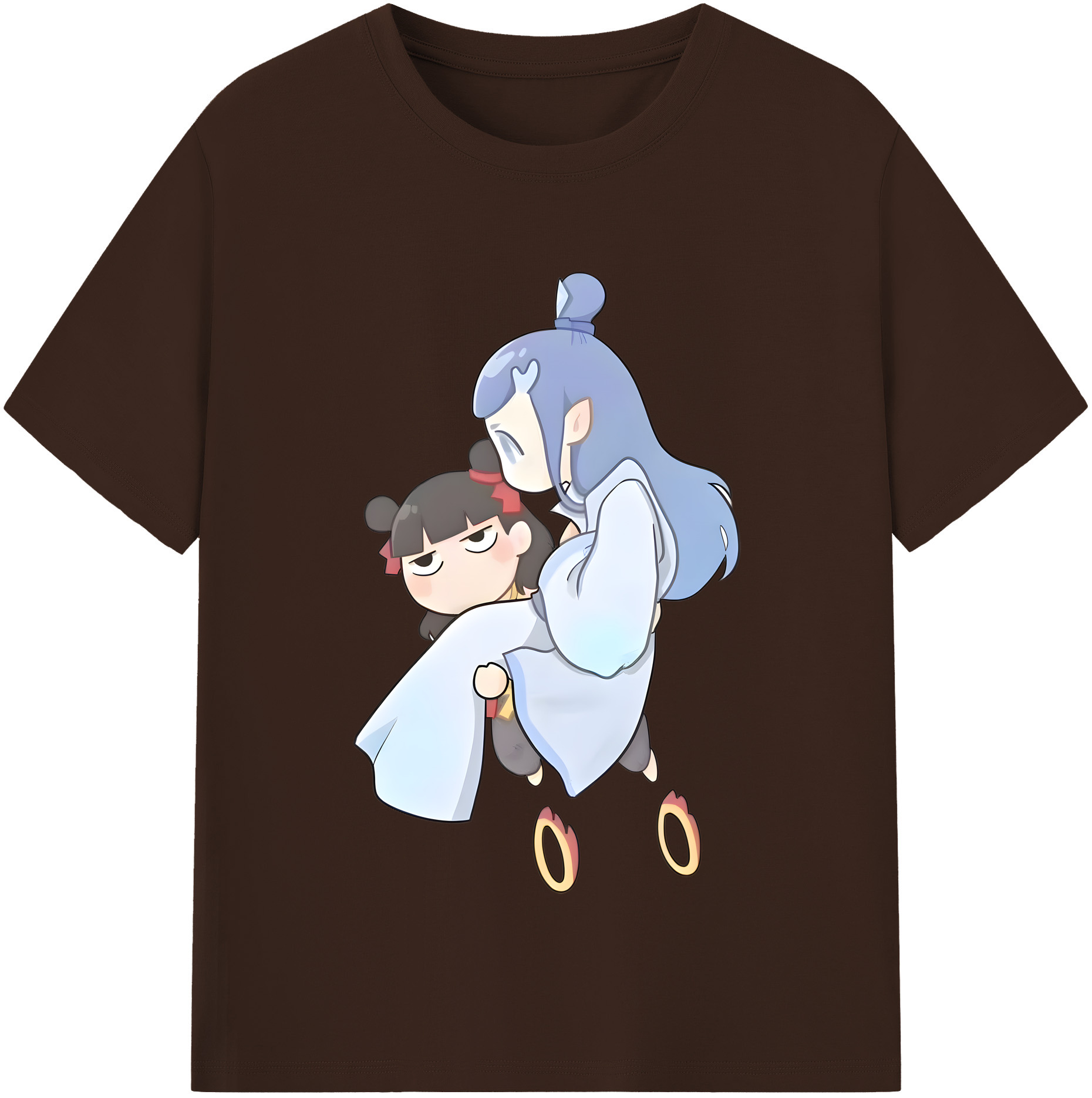 （画像用） Ne Zha 2 ナタ 魔童の大暴れ 綿100％半袖Tシャツ（フロントプリント）