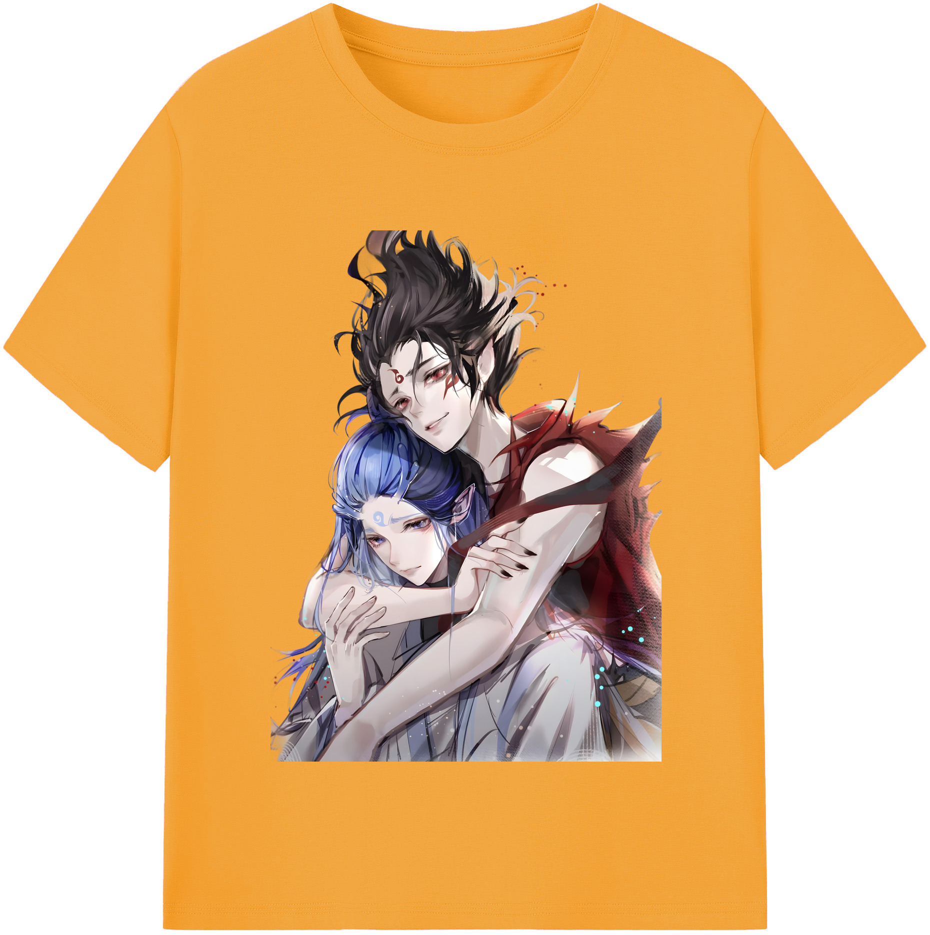 （画像用） Ne Zha 2 ナタ 魔童の大暴れ 綿100％半袖Tシャツ（フロントプリント）