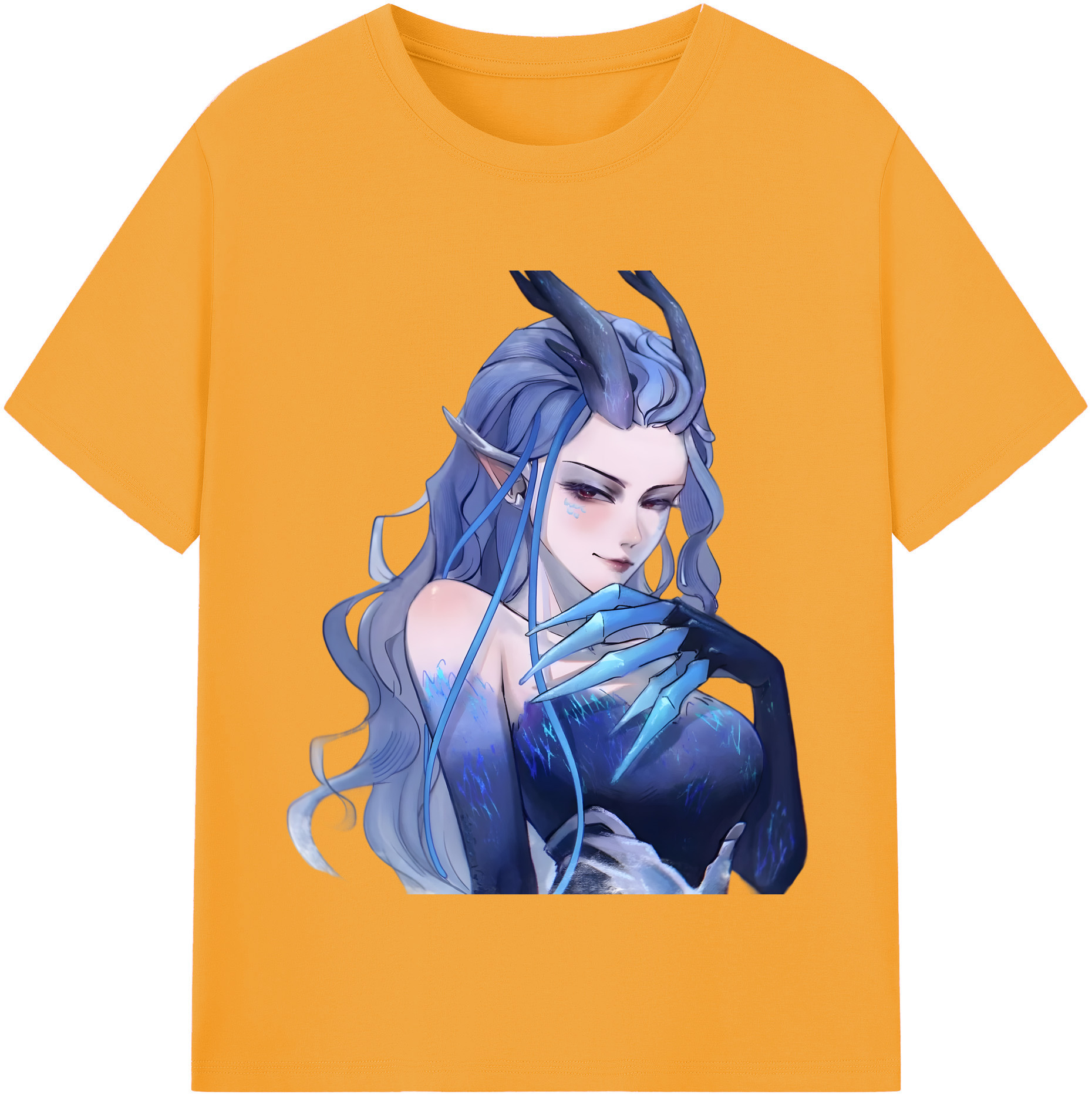 （画像用） Ne Zha 2 ナタ 魔童の大暴れ 綿100％半袖Tシャツ（フロントプリント）