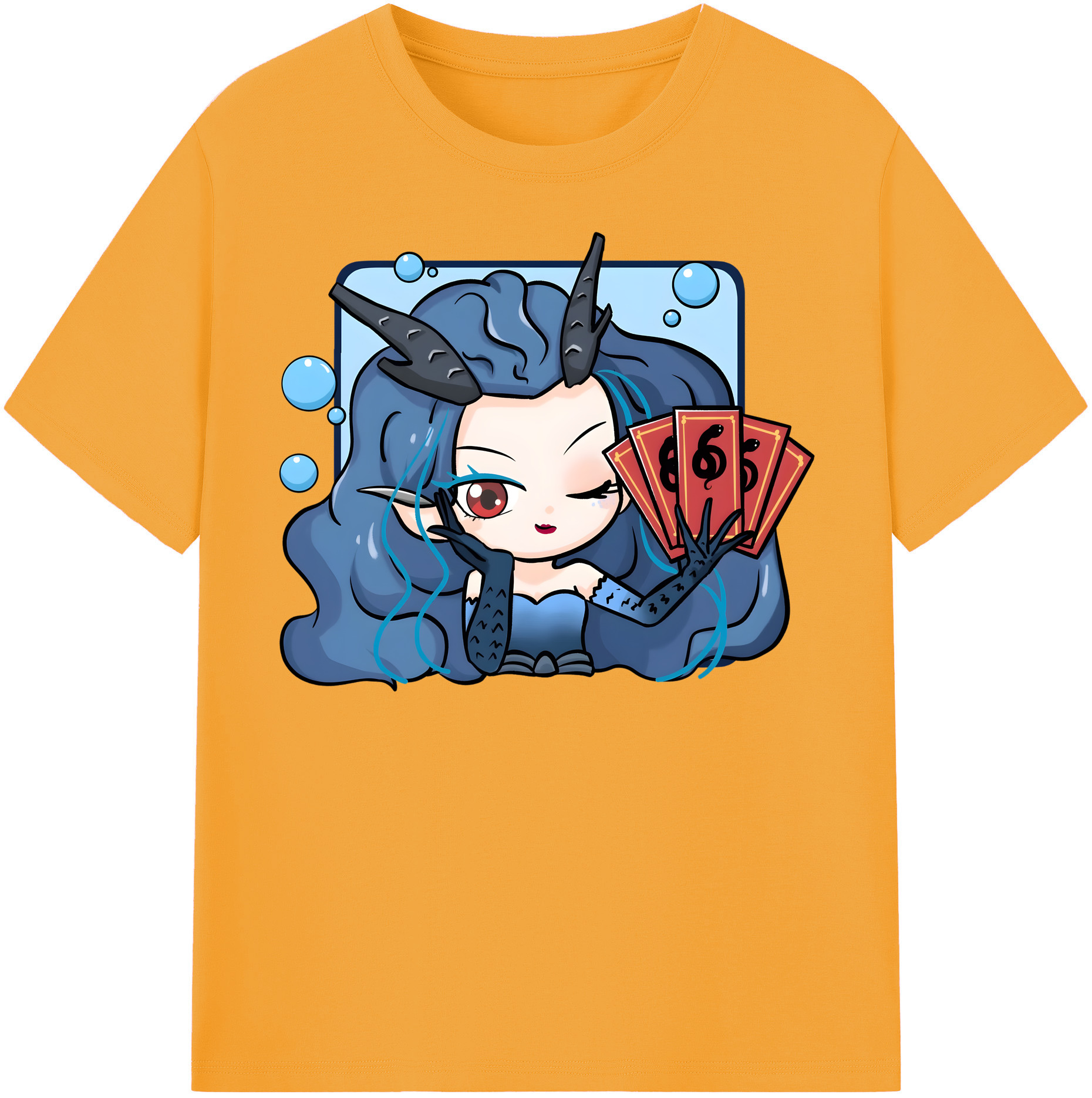 （画像用） Ne Zha 2 ナタ 魔童の大暴れ 綿100％半袖Tシャツ（フロントプリント）