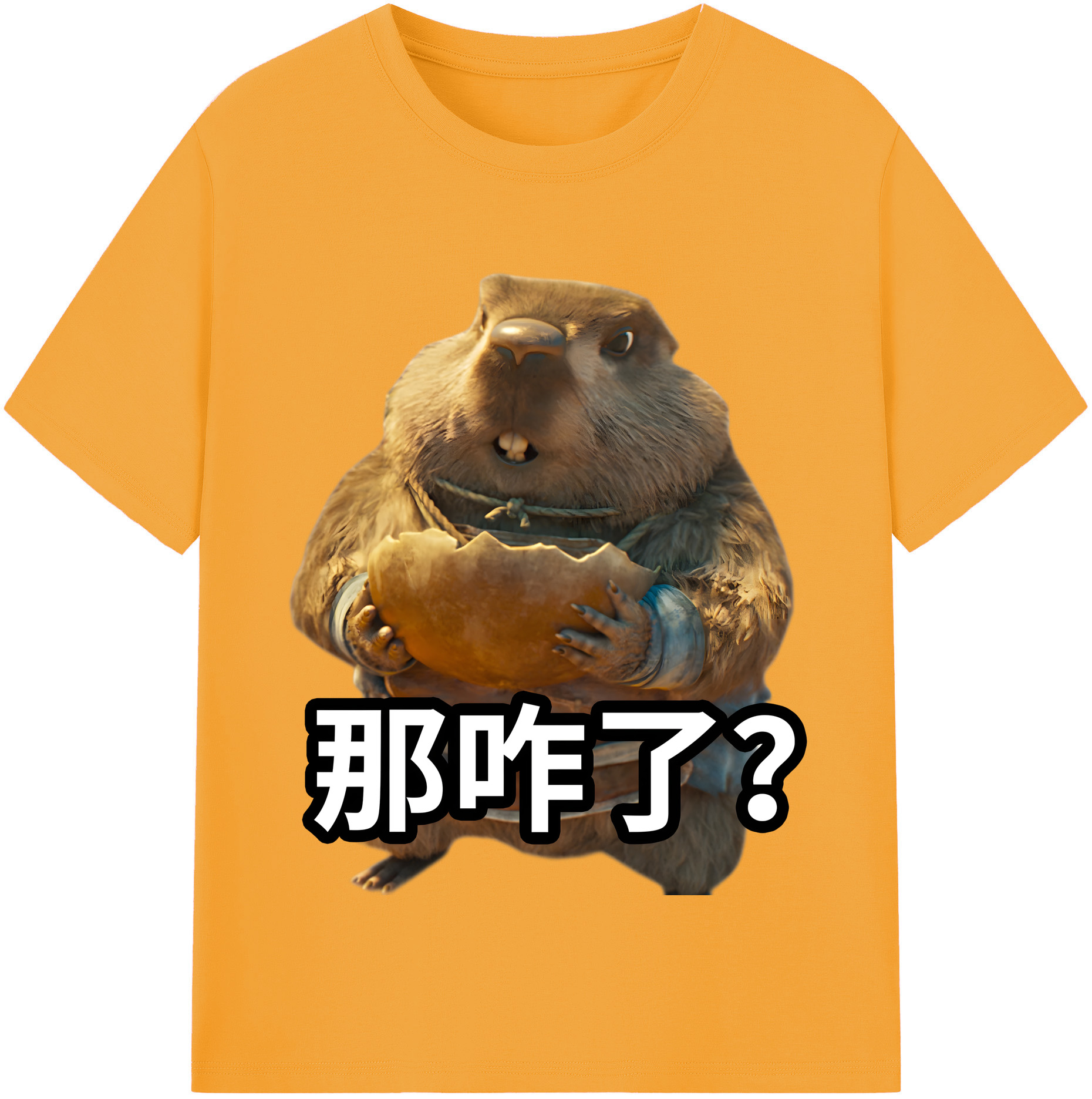 （画像用） Ne Zha 2 ナタ 魔童の大暴れ 綿100％半袖Tシャツ（フロントプリント）