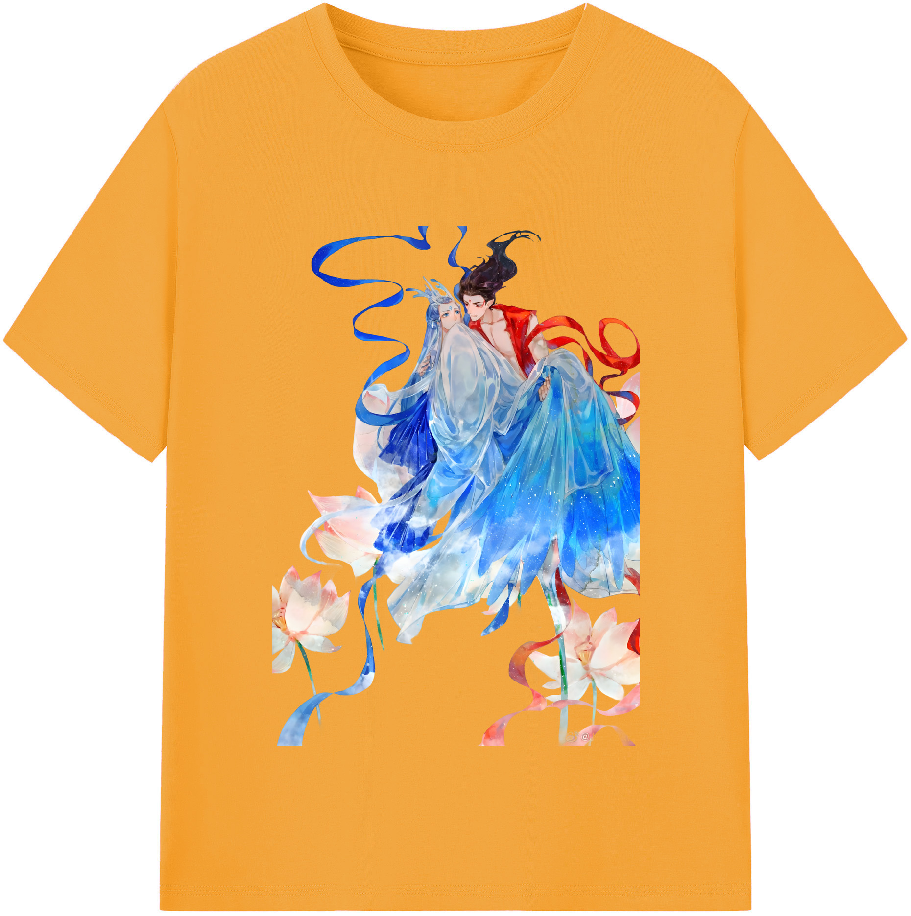 （画像用） Ne Zha 2 ナタ 魔童の大暴れ 綿100％半袖Tシャツ（フロントプリント）