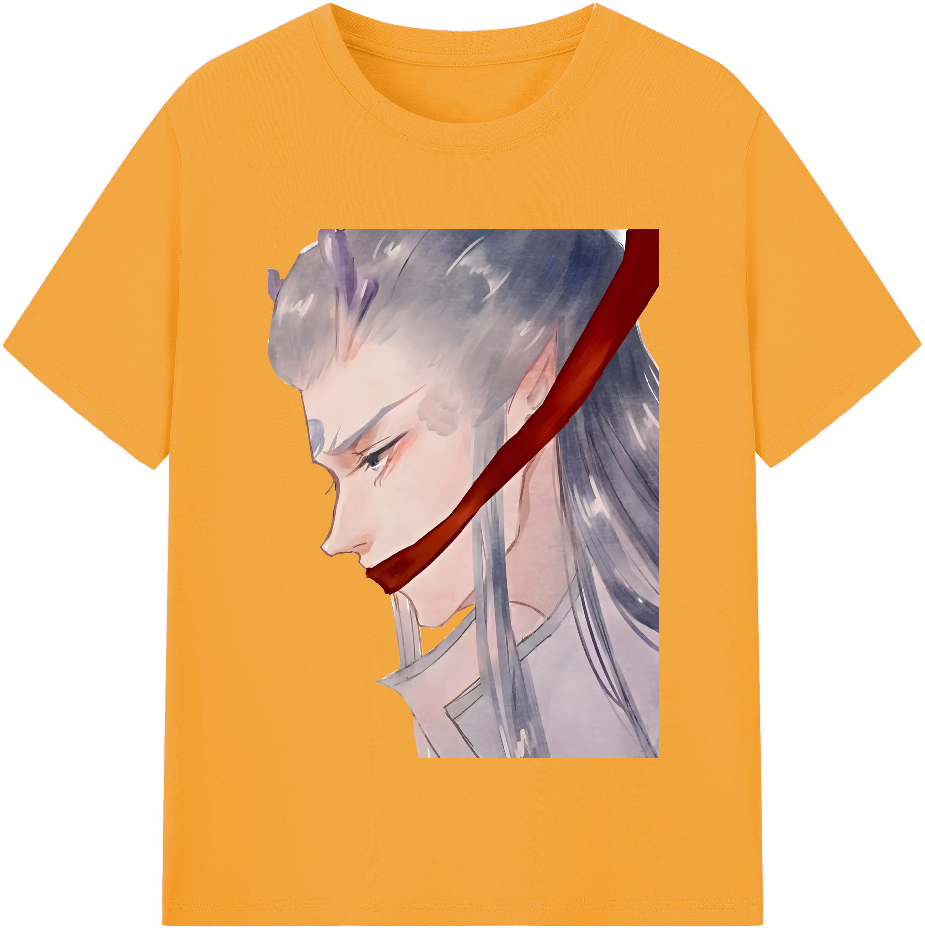 （画像用） Ne Zha 2 ナタ 魔童の大暴れ 綿100％半袖Tシャツ（フロントプリント）