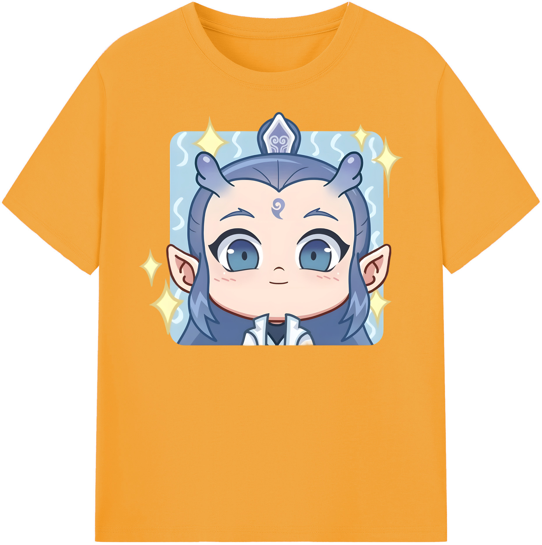 （画像用） Ne Zha 2 ナタ 魔童の大暴れ 綿100％半袖Tシャツ（フロントプリント）