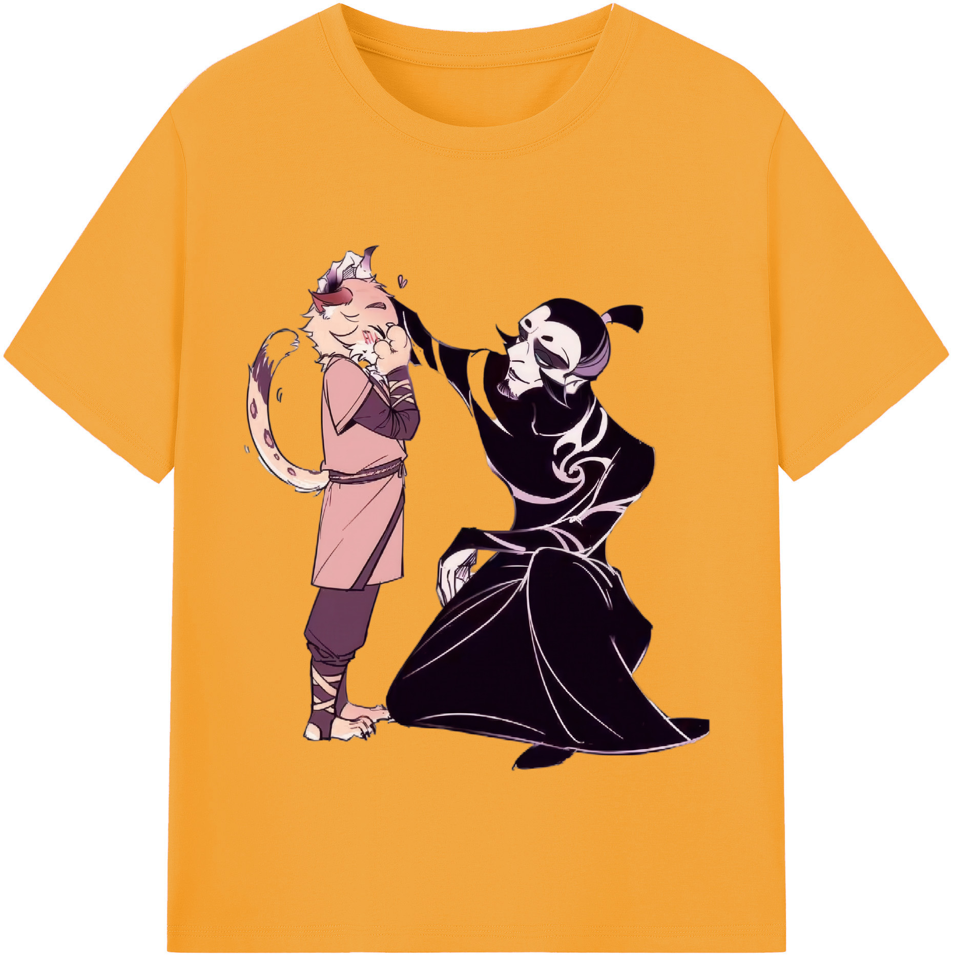 （画像用） Ne Zha 2 ナタ 魔童の大暴れ 綿100％半袖Tシャツ（フロントプリント）