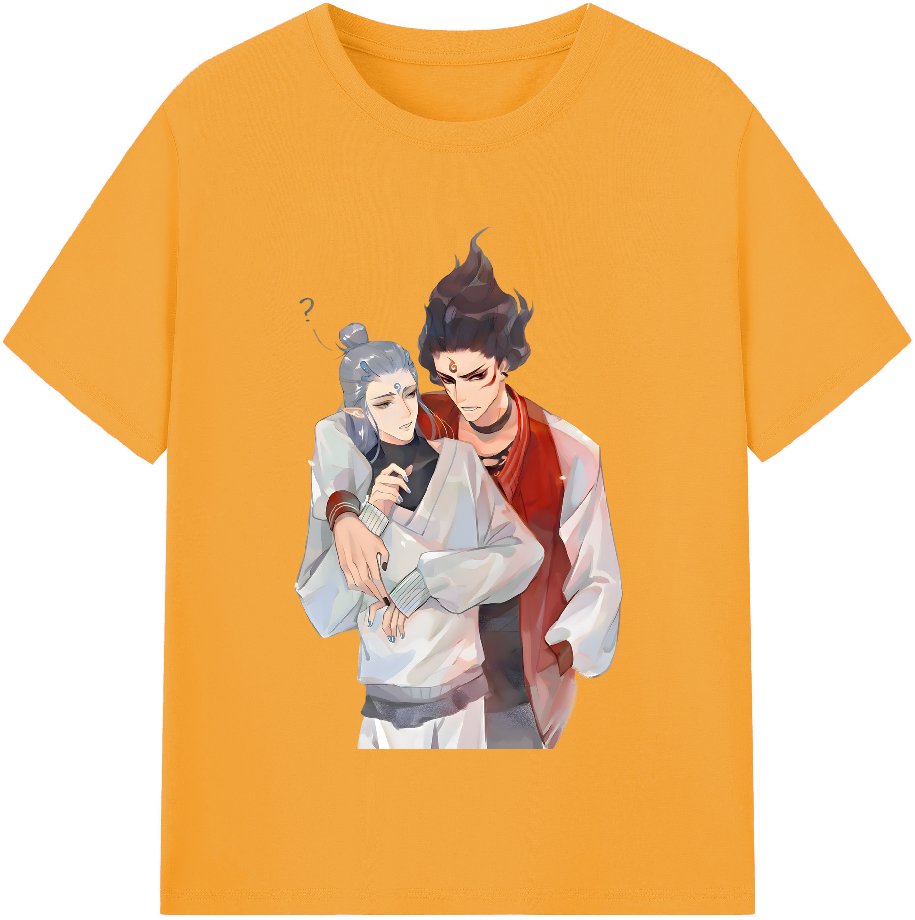 （画像用） Ne Zha 2 ナタ 魔童の大暴れ 綿100％半袖Tシャツ（フロントプリント）