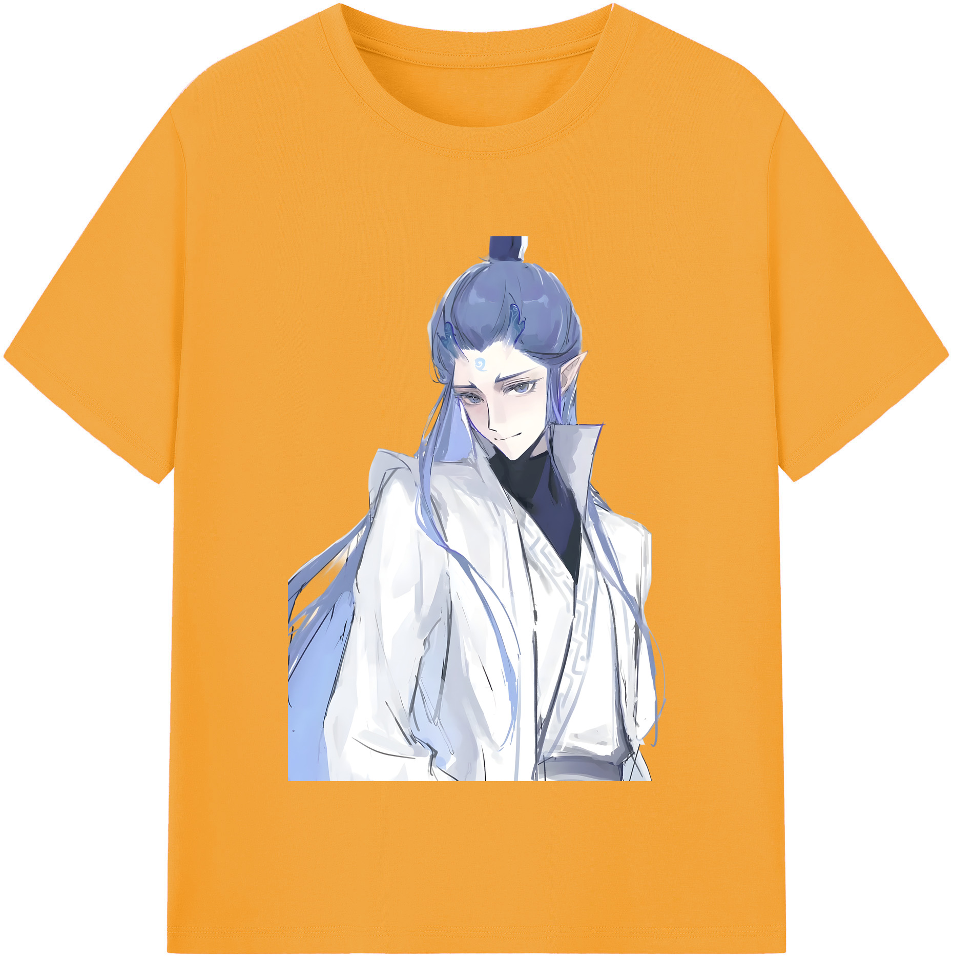 （画像用） Ne Zha 2 ナタ 魔童の大暴れ 綿100％半袖Tシャツ（フロントプリント）