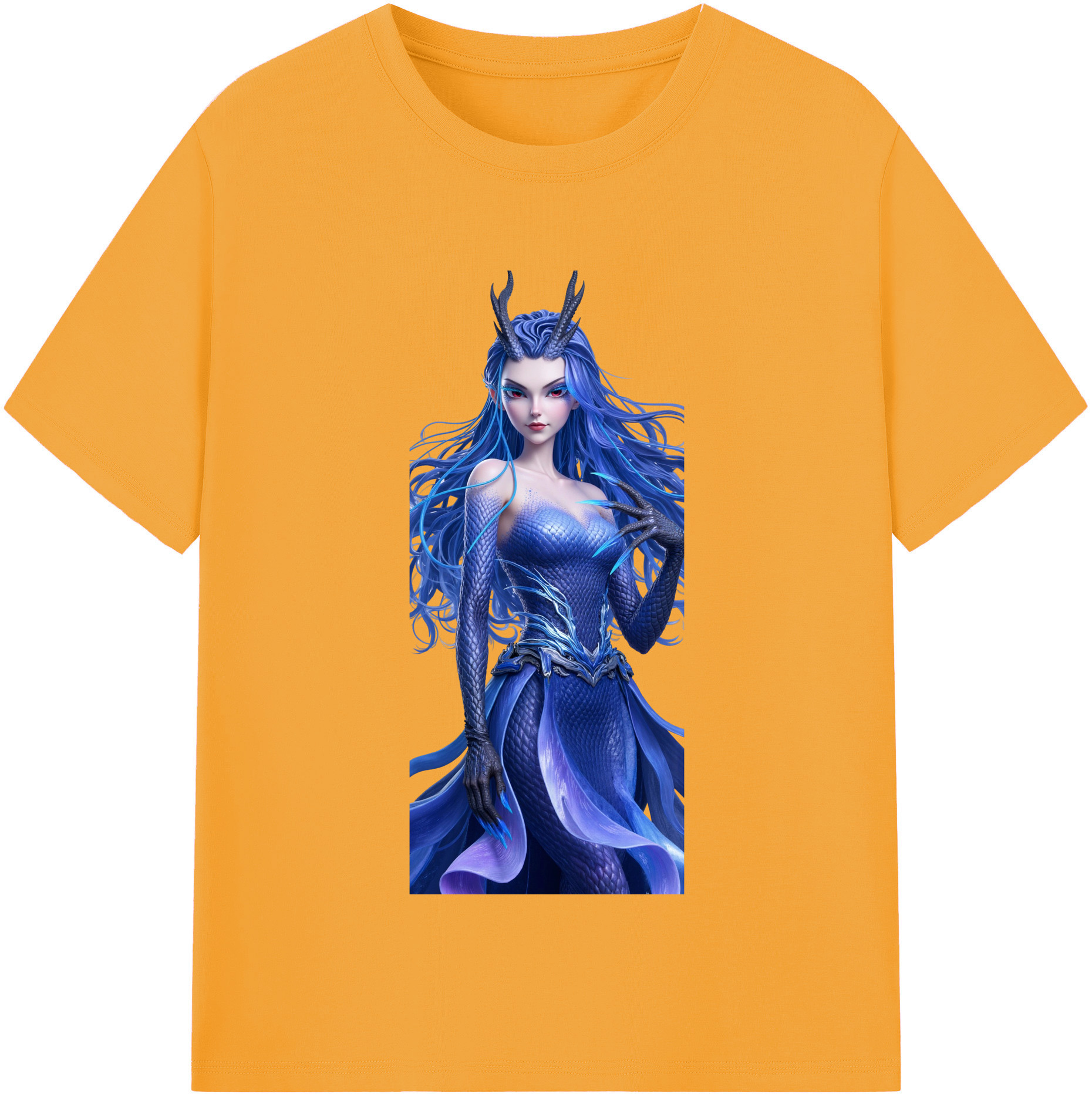 （画像用） Ne Zha 2 ナタ 魔童の大暴れ 綿100％半袖Tシャツ（フロントプリント）