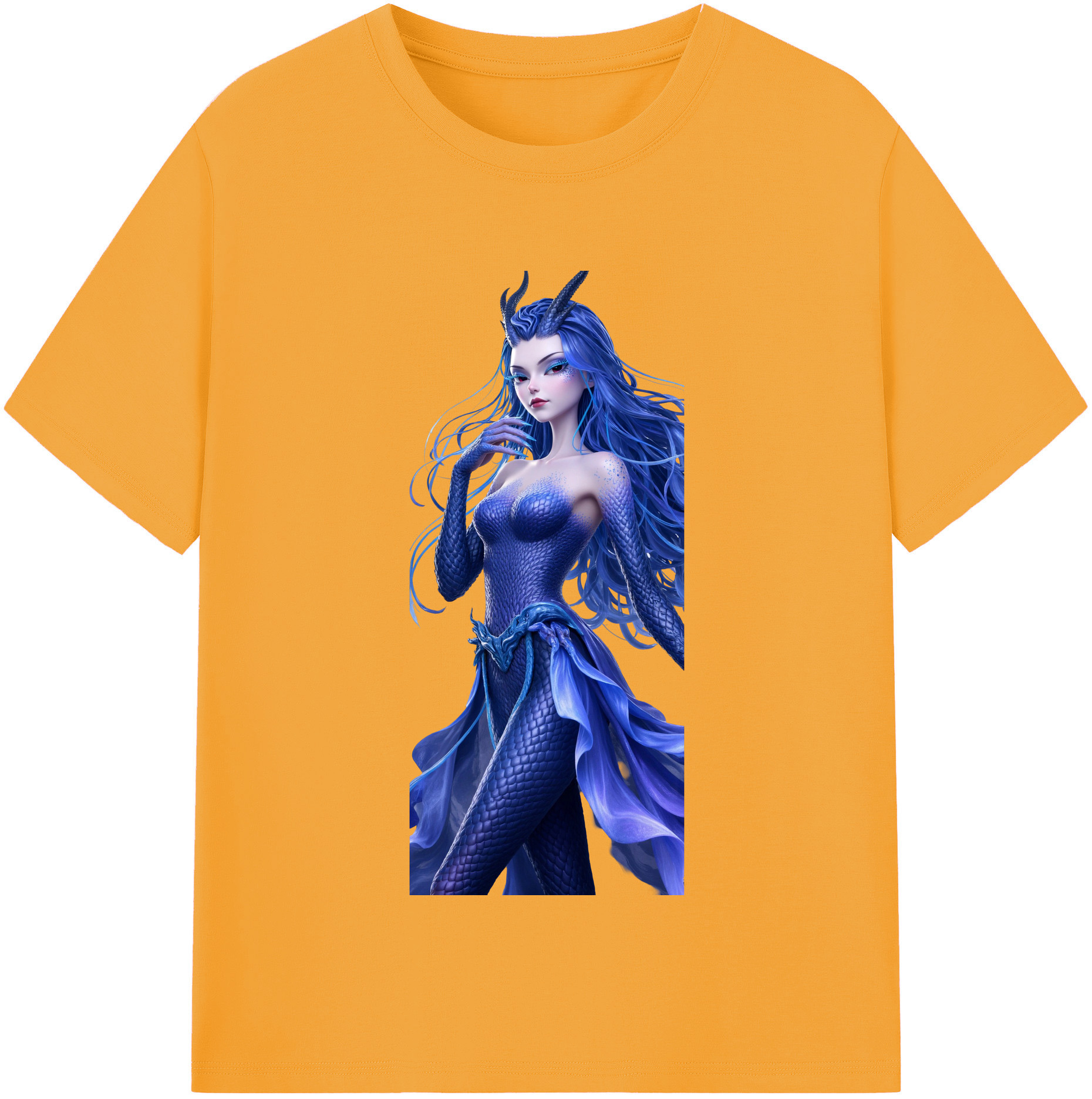 （画像用） Ne Zha 2 ナタ 魔童の大暴れ 綿100％半袖Tシャツ（フロントプリント）