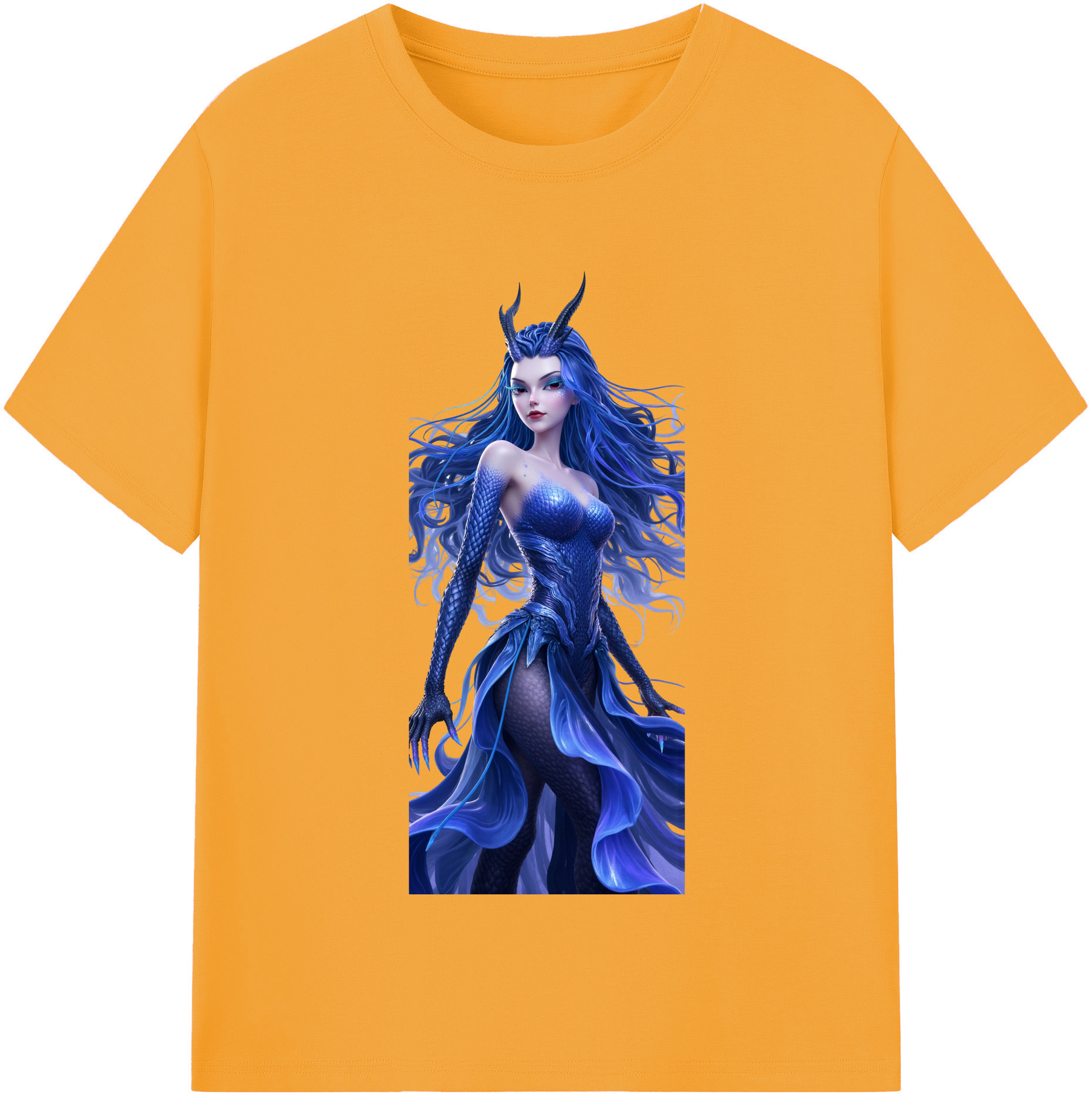 （画像用） Ne Zha 2 ナタ 魔童の大暴れ 綿100％半袖Tシャツ（フロントプリント）