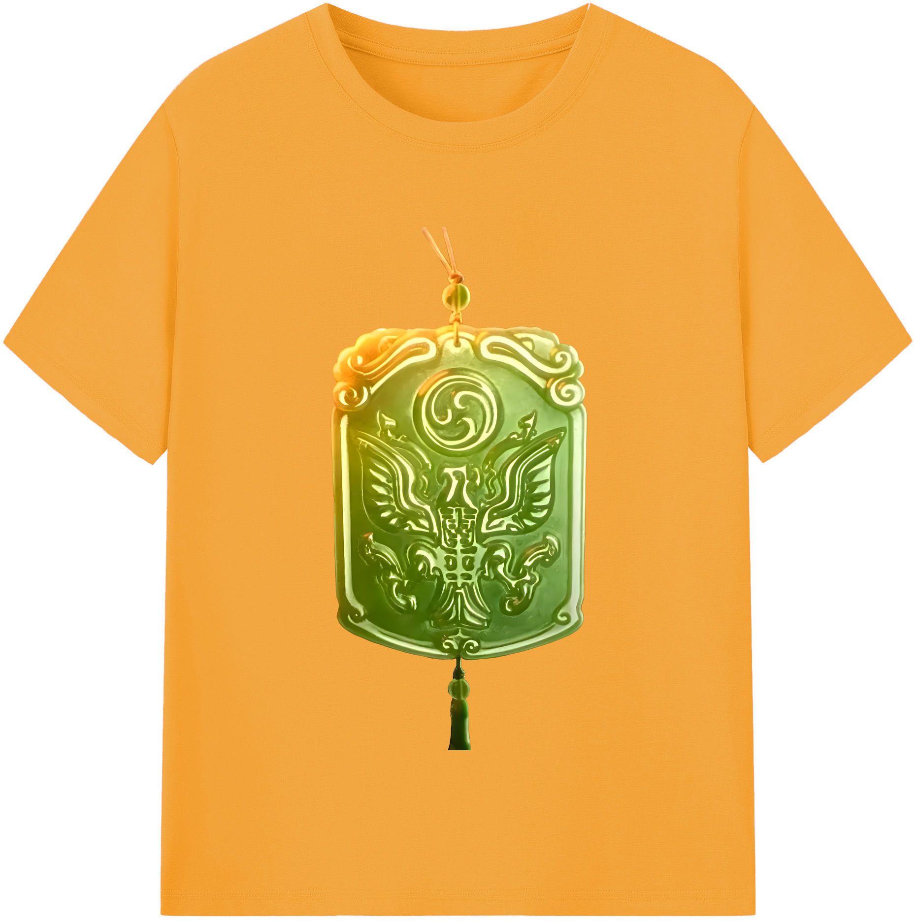 （画像用） Ne Zha 2 ナタ 魔童の大暴れ 綿100％半袖Tシャツ（フロントプリント）