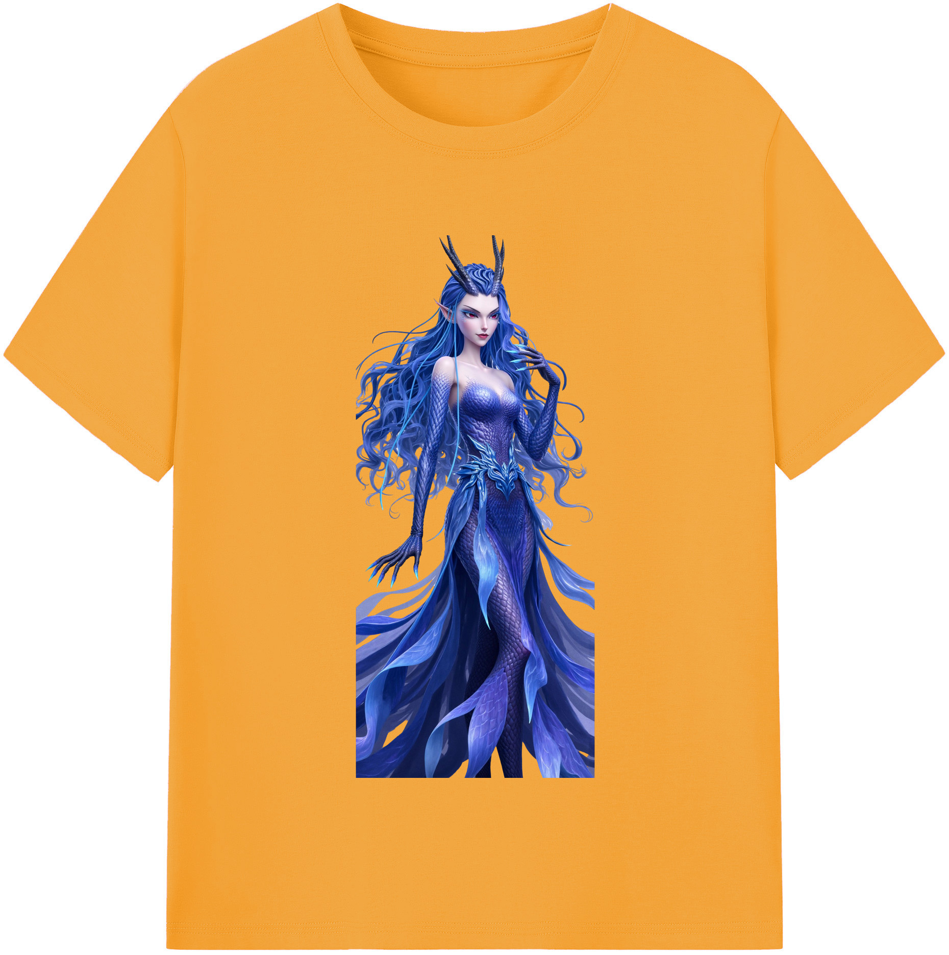 （画像用） Ne Zha 2 ナタ 魔童の大暴れ 綿100％半袖Tシャツ（フロントプリント）
