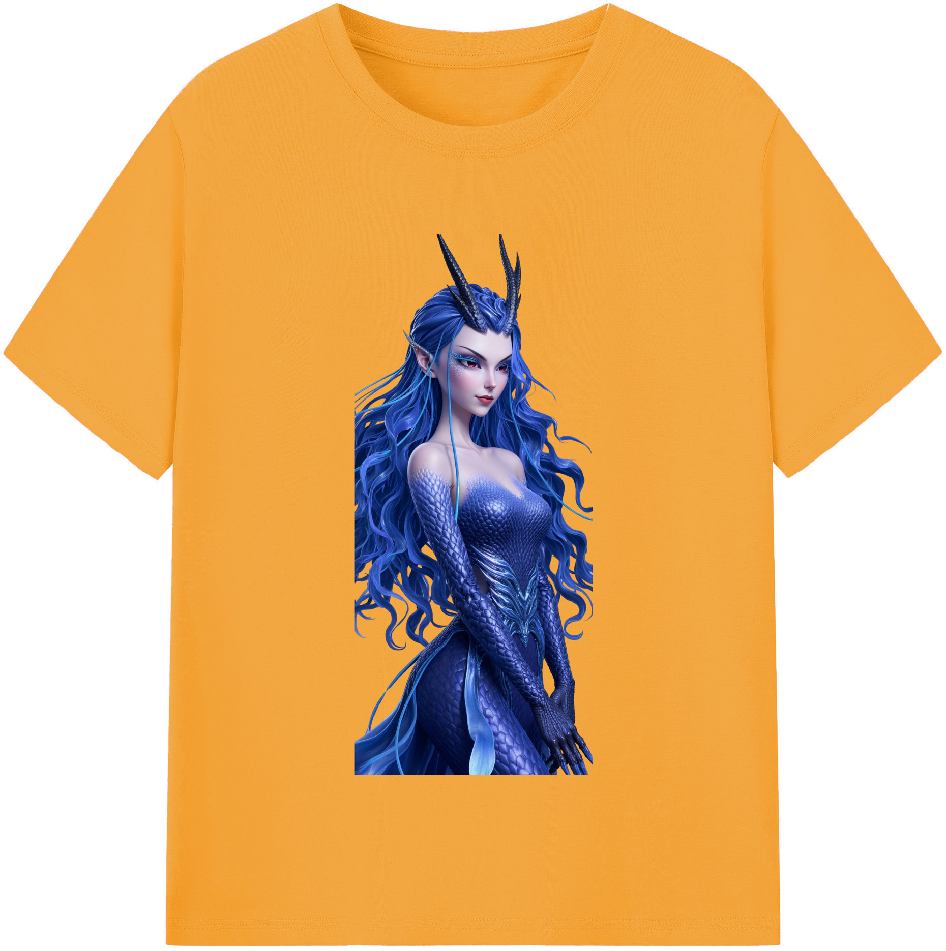 （画像用） Ne Zha 2 ナタ 魔童の大暴れ 綿100％半袖Tシャツ（フロントプリント）