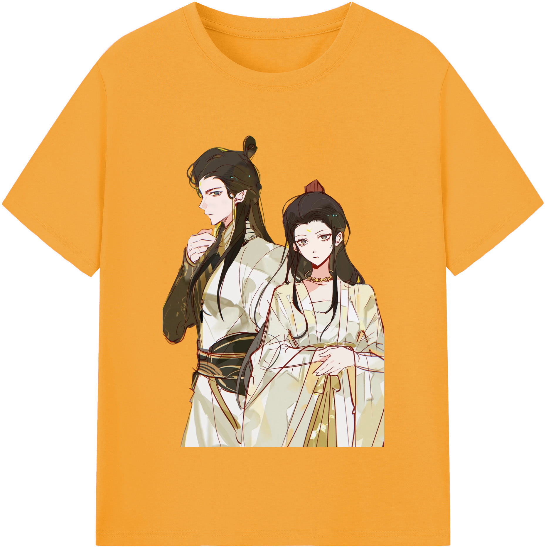 （画像用） Ne Zha 2 ナタ 魔童の大暴れ 綿100％半袖Tシャツ（フロントプリント）