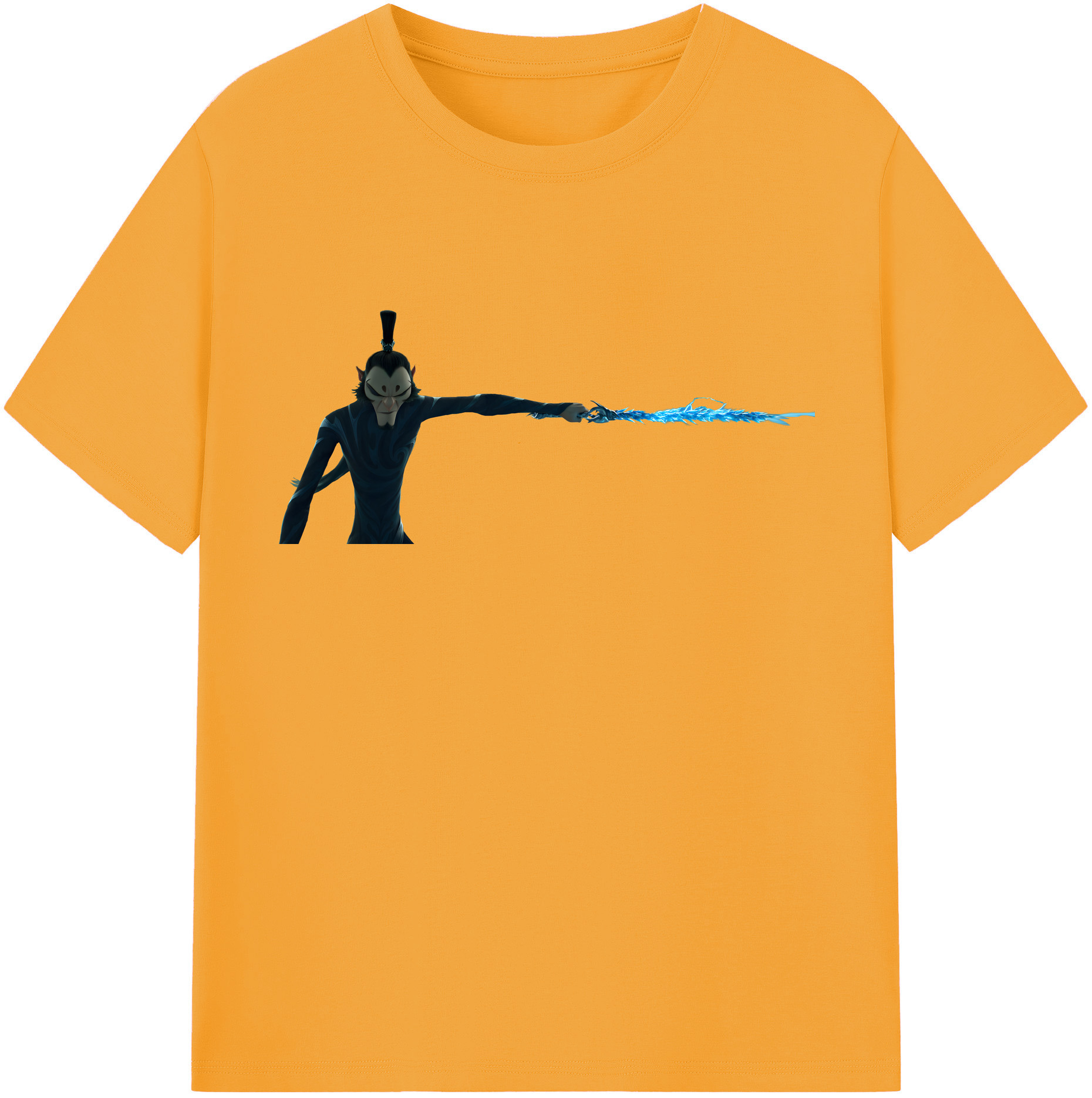 （画像用） Ne Zha 2 ナタ 魔童の大暴れ 綿100％半袖Tシャツ（フロントプリント）