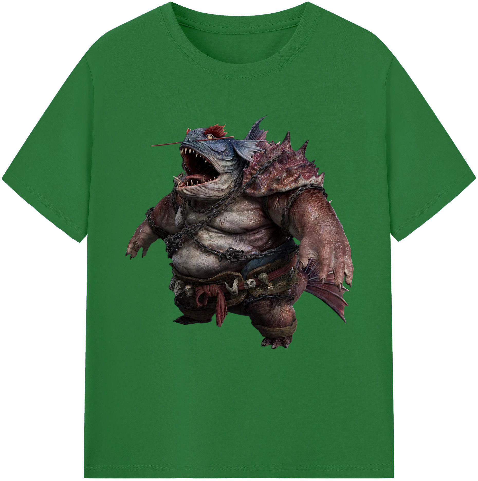 （画像用） Ne Zha 2 ナタ 魔童の大暴れ 綿100％半袖Tシャツ（フロントプリント）