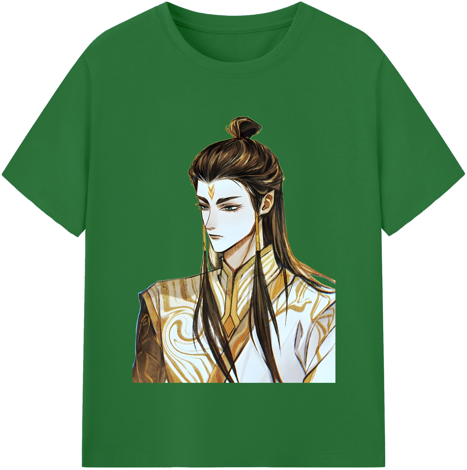 （画像用） Ne Zha 2 ナタ 魔童の大暴れ 綿100％半袖Tシャツ（フロントプリント）