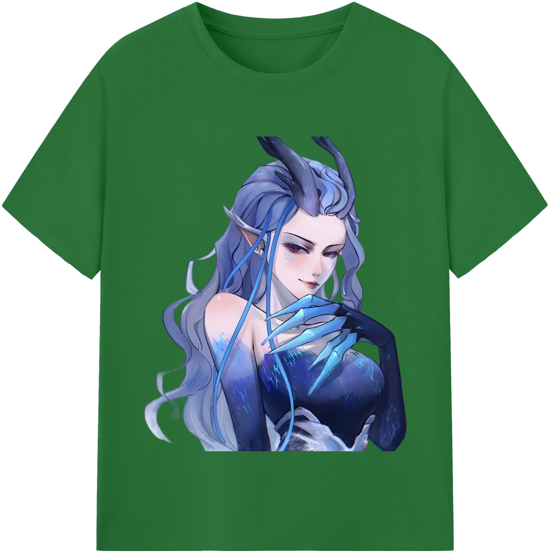（画像用） Ne Zha 2 ナタ 魔童の大暴れ 綿100％半袖Tシャツ（フロントプリント）