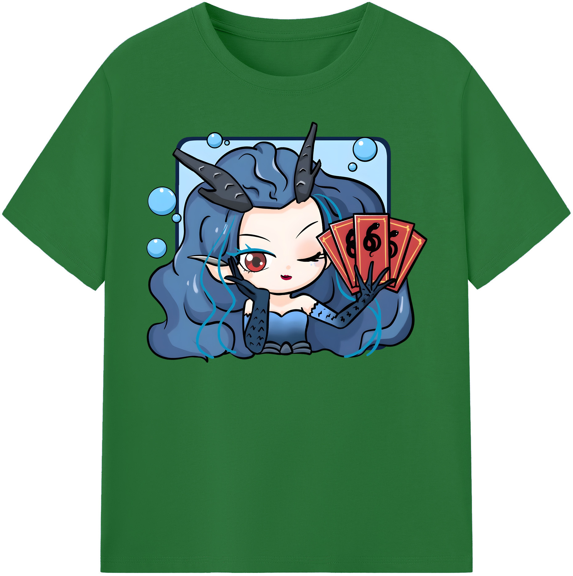 （画像用） Ne Zha 2 ナタ 魔童の大暴れ 綿100％半袖Tシャツ（フロントプリント）