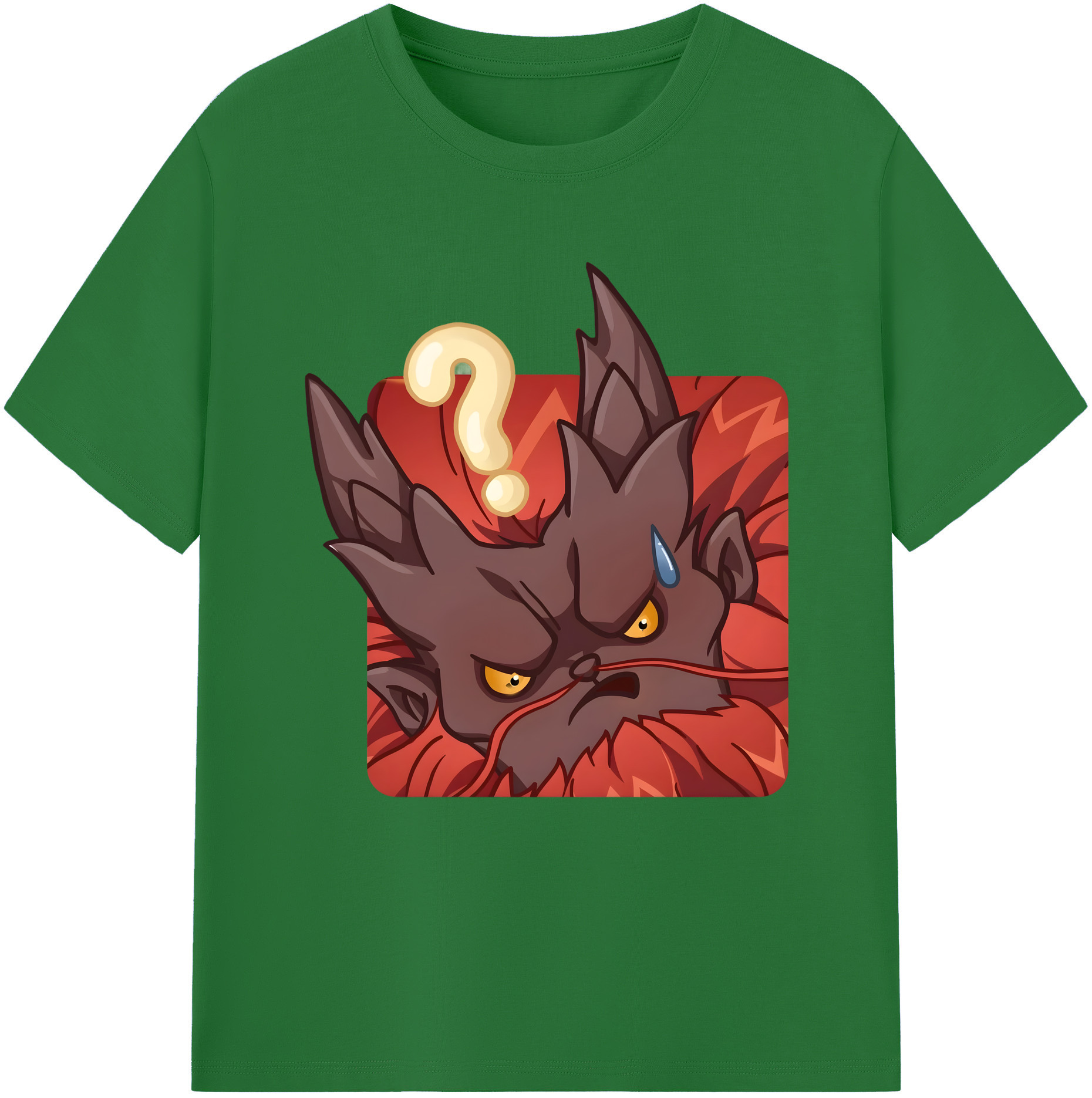 （画像用） Ne Zha 2 ナタ 魔童の大暴れ 綿100％半袖Tシャツ（フロントプリント）