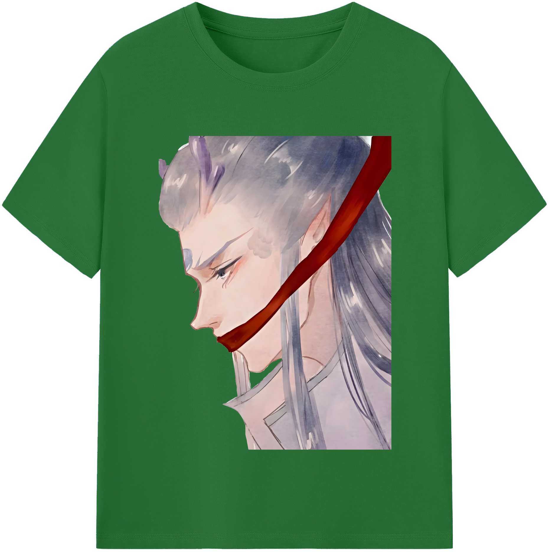 （画像用） Ne Zha 2 ナタ 魔童の大暴れ 綿100％半袖Tシャツ（フロントプリント）