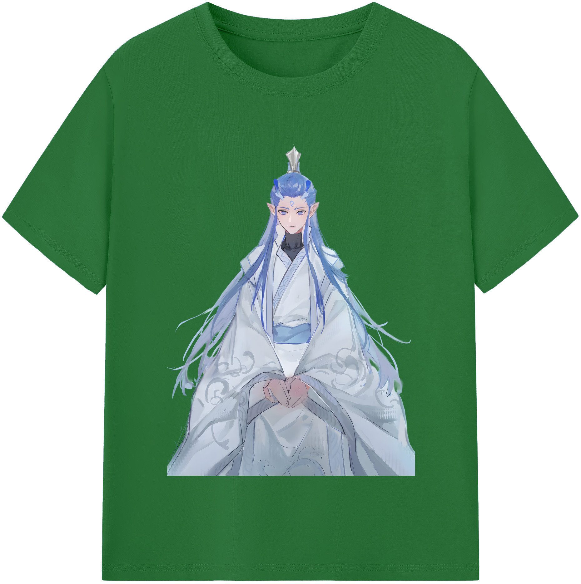 （画像用） Ne Zha 2 ナタ 魔童の大暴れ 綿100％半袖Tシャツ（フロントプリント）