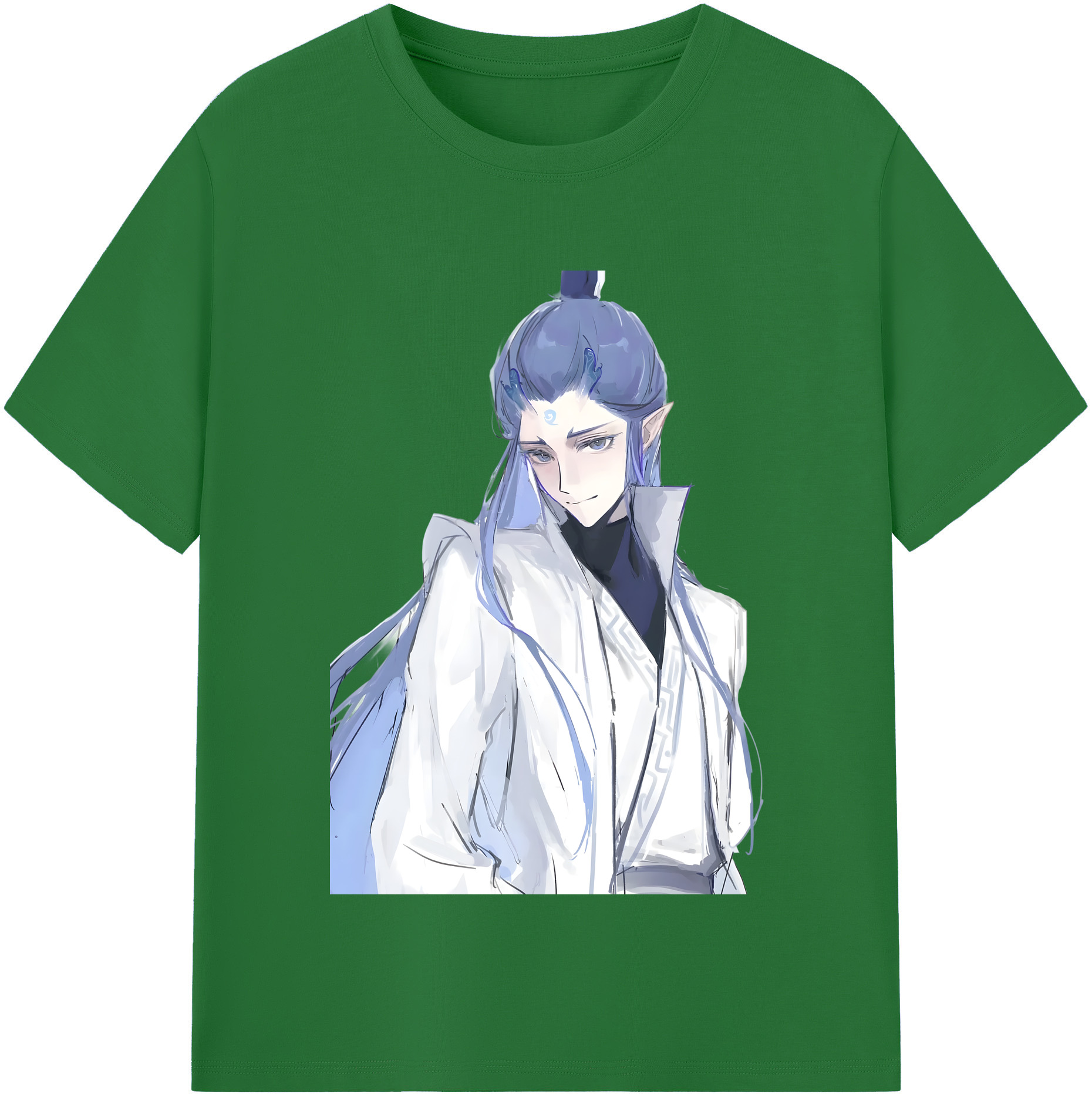 （画像用） Ne Zha 2 ナタ 魔童の大暴れ 綿100％半袖Tシャツ（フロントプリント）