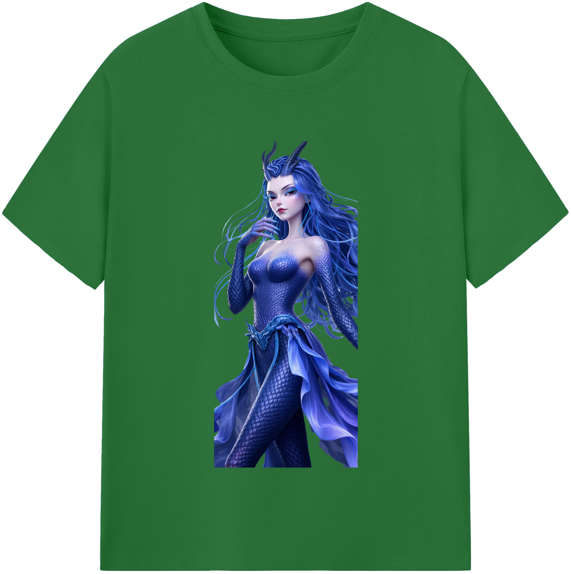 （画像用） Ne Zha 2 ナタ 魔童の大暴れ 綿100％半袖Tシャツ（フロントプリント）