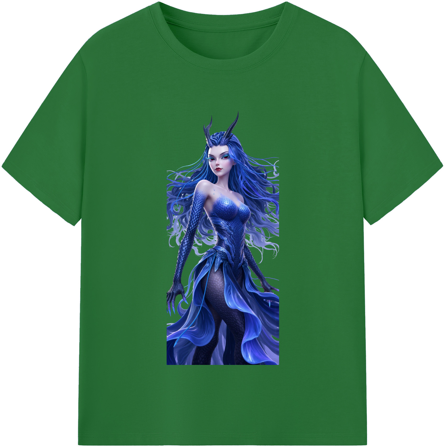 （画像用） Ne Zha 2 ナタ 魔童の大暴れ 綿100％半袖Tシャツ（フロントプリント）
