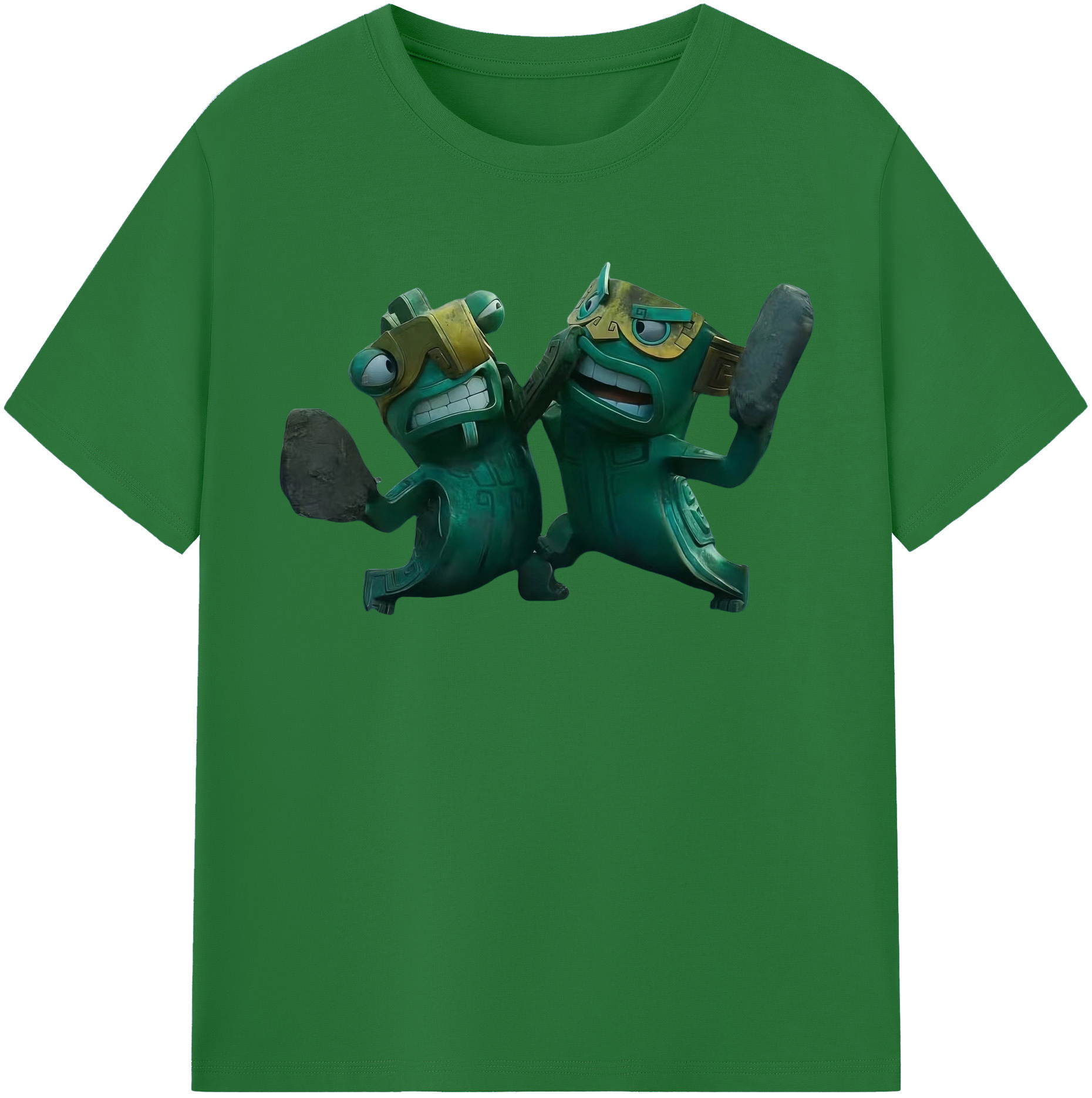 （画像用） Ne Zha 2 ナタ 魔童の大暴れ 綿100％半袖Tシャツ（フロントプリント）