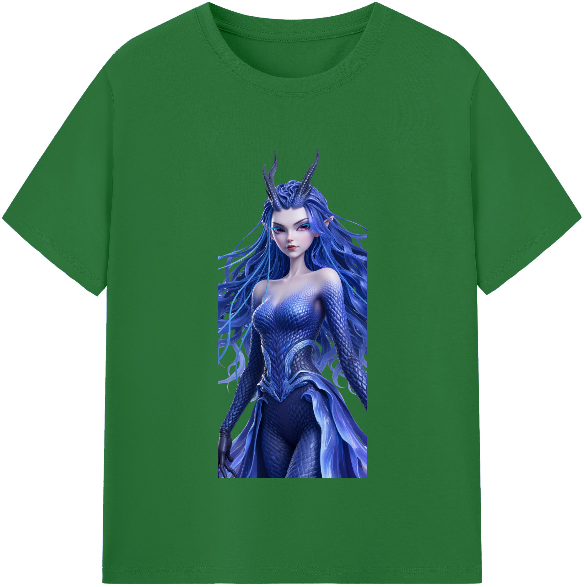 （画像用） Ne Zha 2 ナタ 魔童の大暴れ 綿100％半袖Tシャツ（フロントプリント）